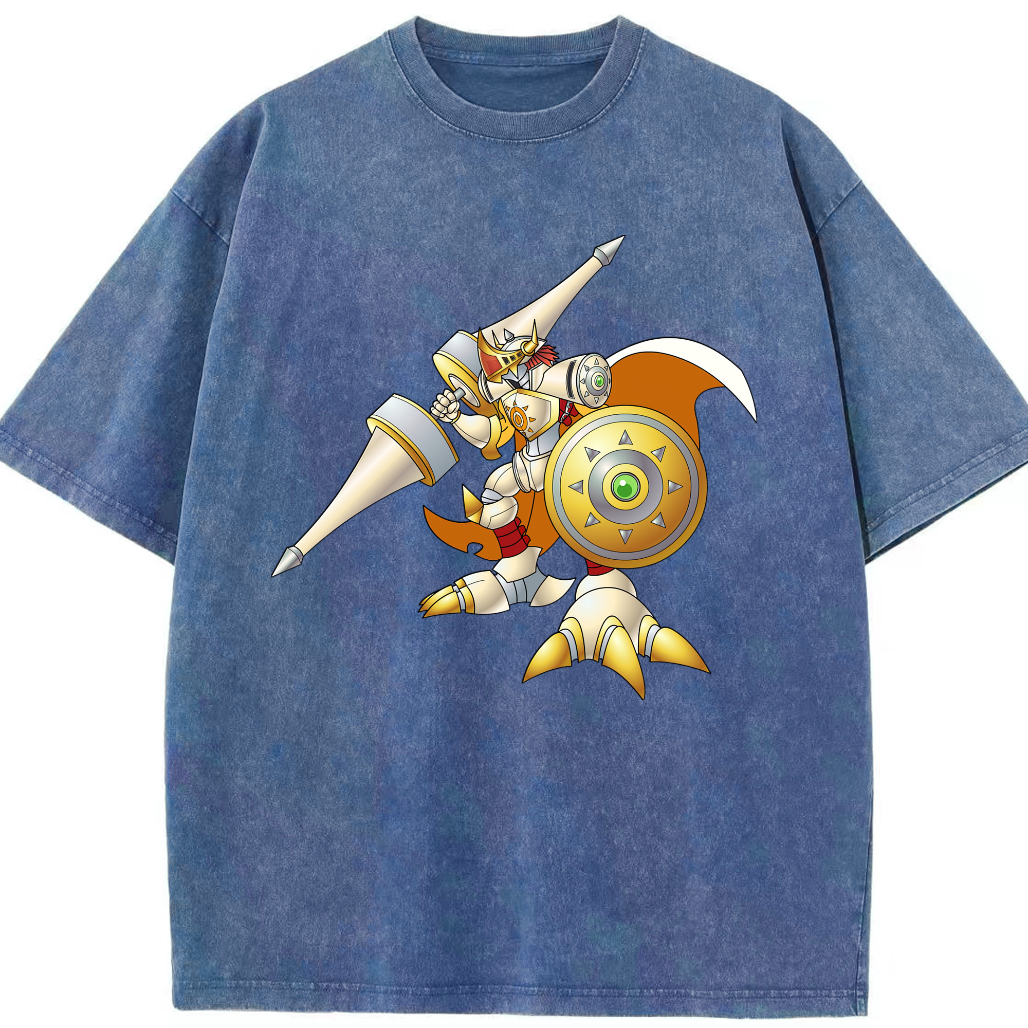 （画像用） Digimon デジタルモンスター/デジモン 綿100% ヴィンテージ風 半袖Tシャツ（フロントプリント）