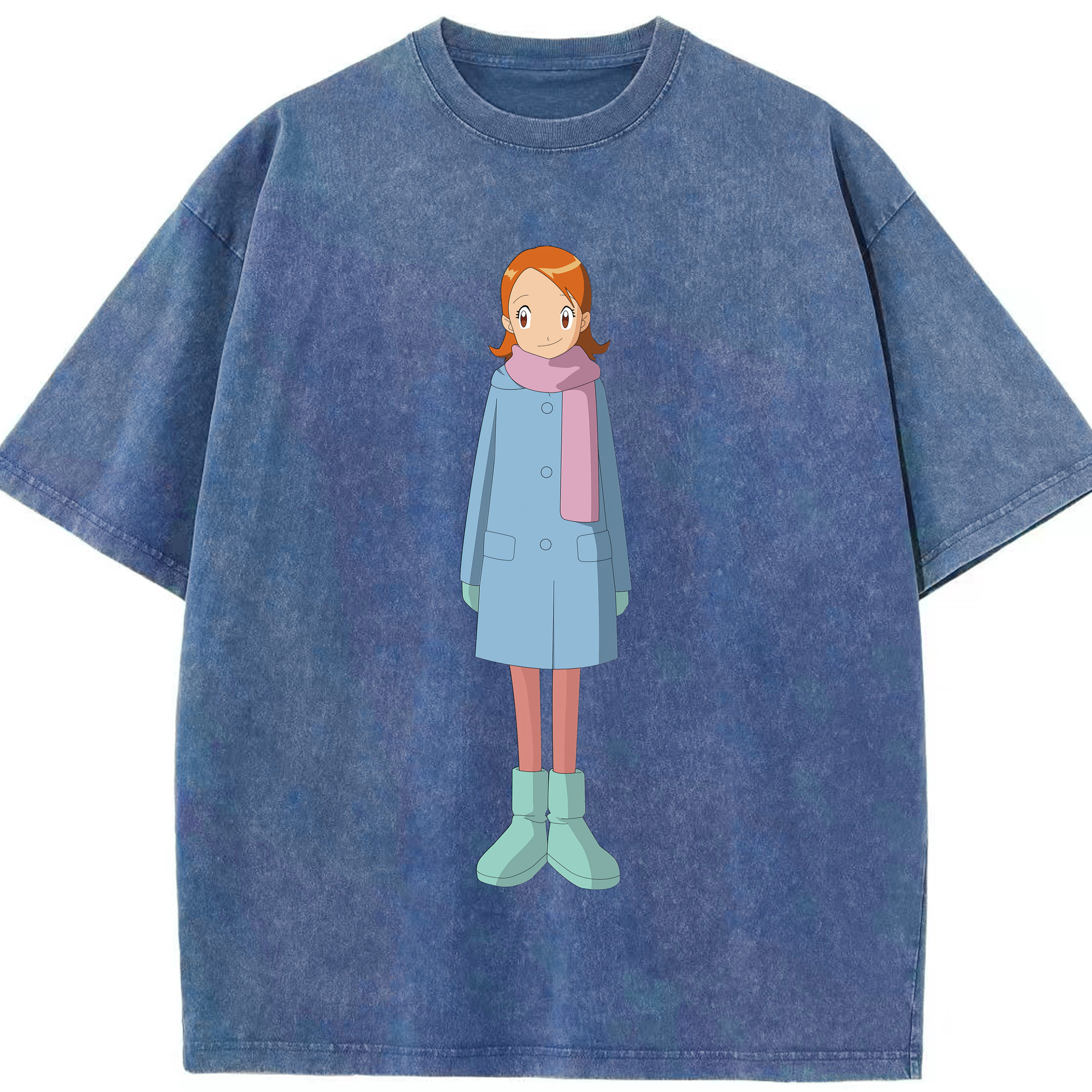 （画像用） Digimon デジタルモンスター/デジモン 綿100% ヴィンテージ風 半袖Tシャツ（フロントプリント）