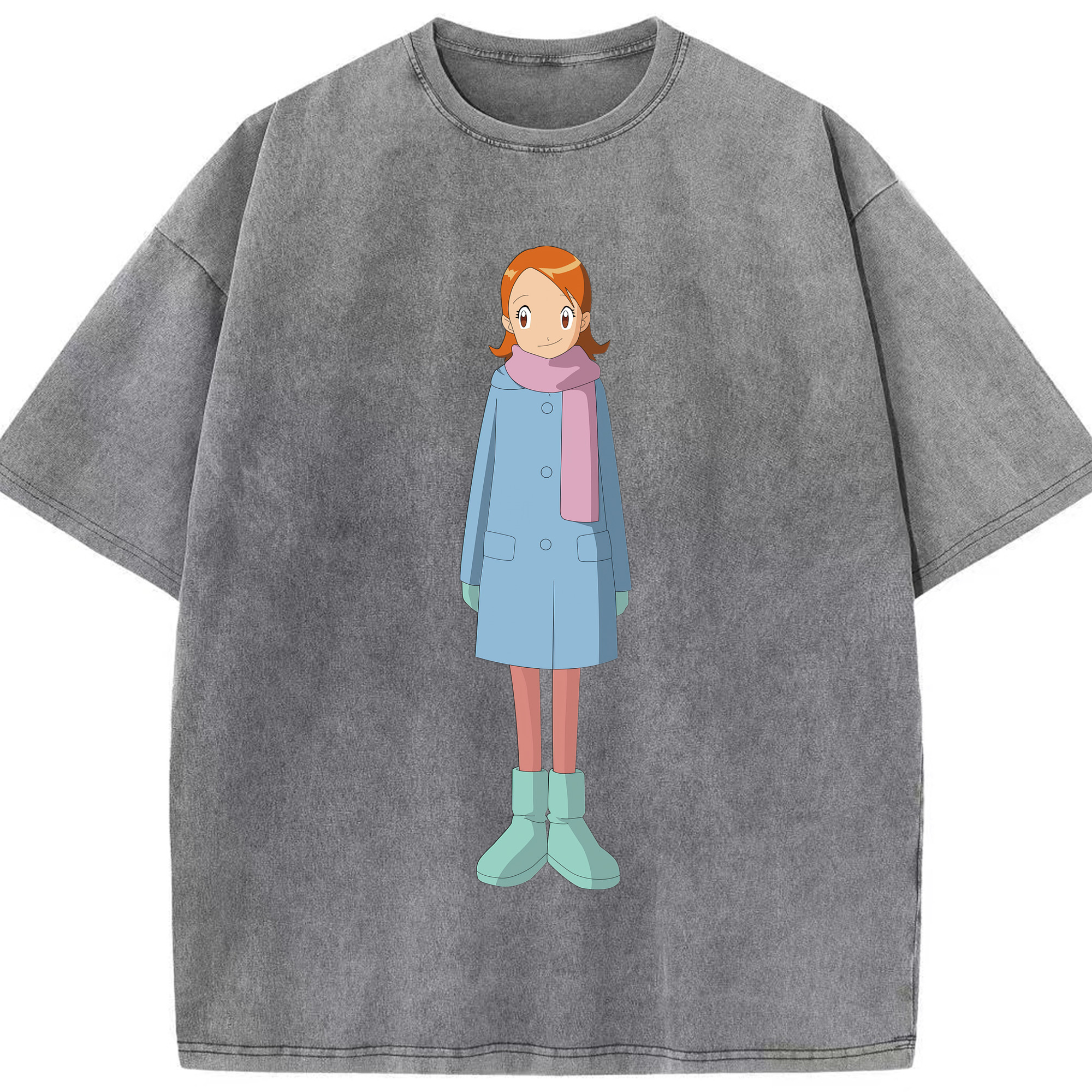 （画像用） Digimon デジタルモンスター/デジモン 綿100% ヴィンテージ風 半袖Tシャツ（フロントプリント）