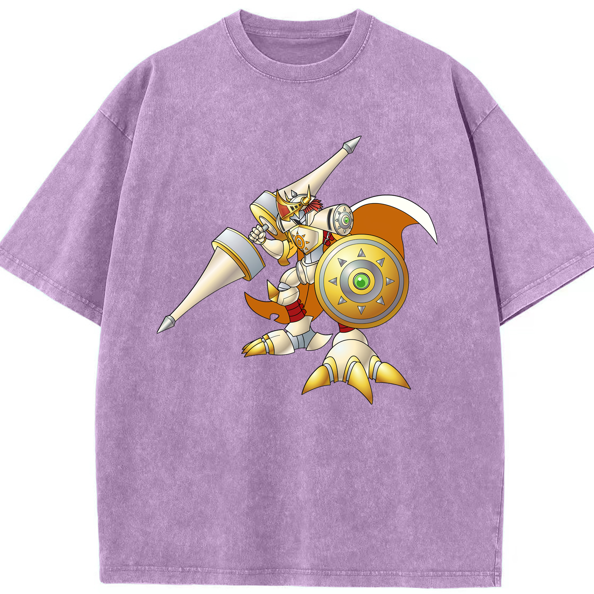 （画像用） Digimon デジタルモンスター/デジモン 綿100% ヴィンテージ風 半袖Tシャツ（フロントプリント）