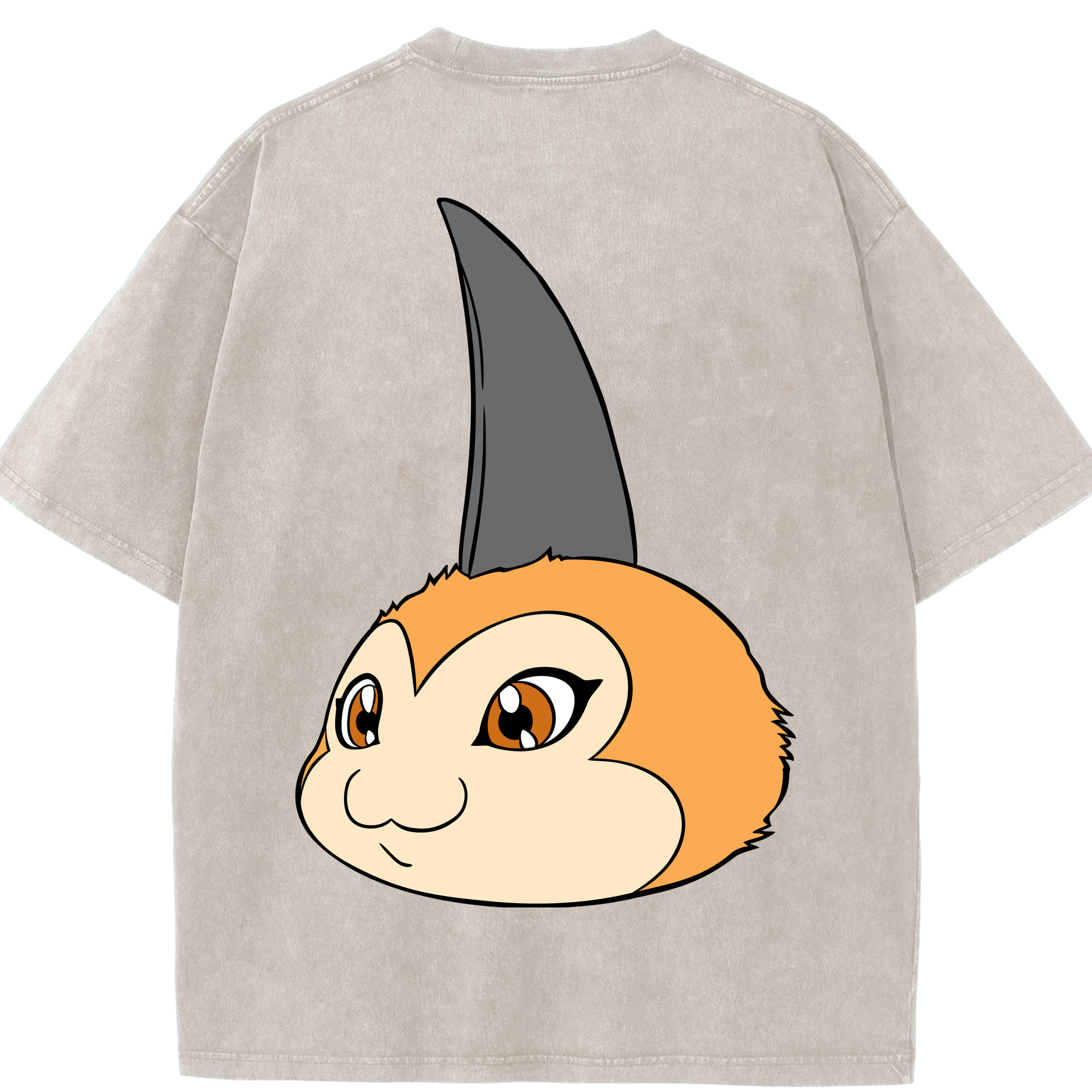 （画像用） Digimon デジタルモンスター/デジモン 綿100% ヴィンテージ風 半袖Tシャツ（背面プリント）
