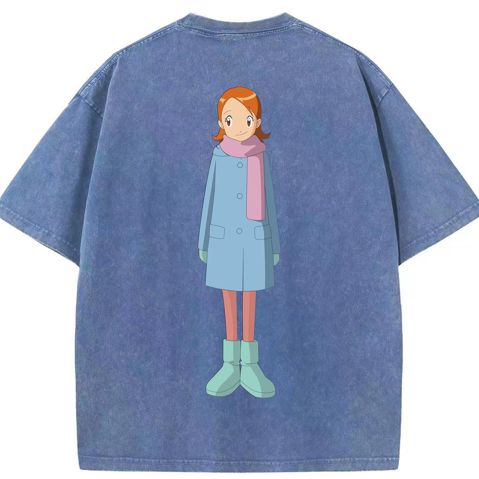 （画像用） Digimon デジタルモンスター/デジモン 綿100% ヴィンテージ風 半袖Tシャツ（背面プリント）