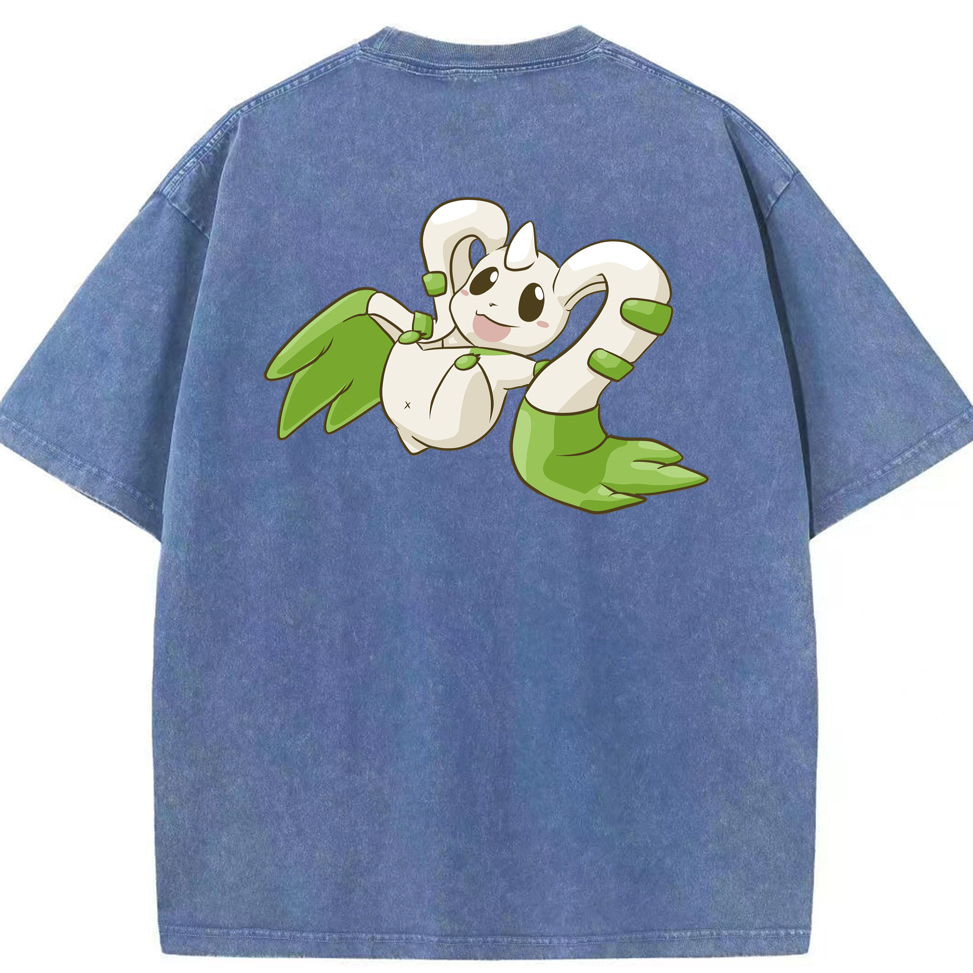 （画像用） Digimon デジタルモンスター/デジモン 綿100% ヴィンテージ風 半袖Tシャツ（背面プリント）