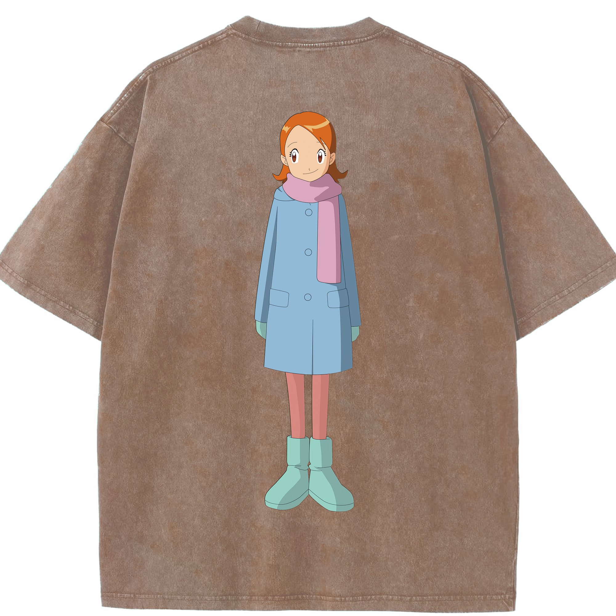 （画像用） Digimon デジタルモンスター/デジモン 綿100% ヴィンテージ風 半袖Tシャツ（背面プリント）