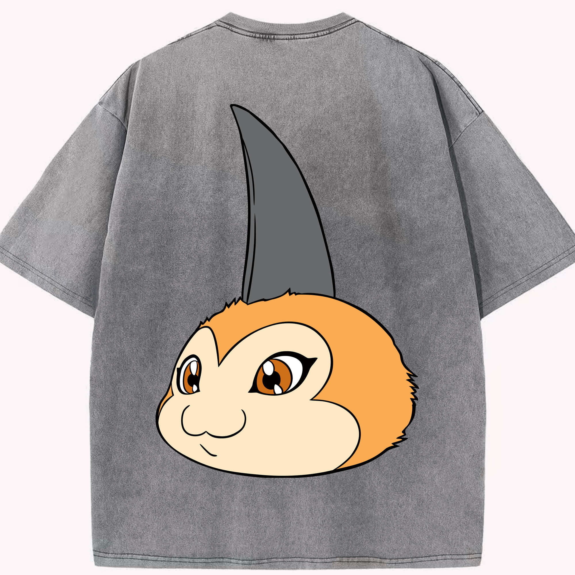（画像用） Digimon デジタルモンスター/デジモン 綿100% ヴィンテージ風 半袖Tシャツ（背面プリント）