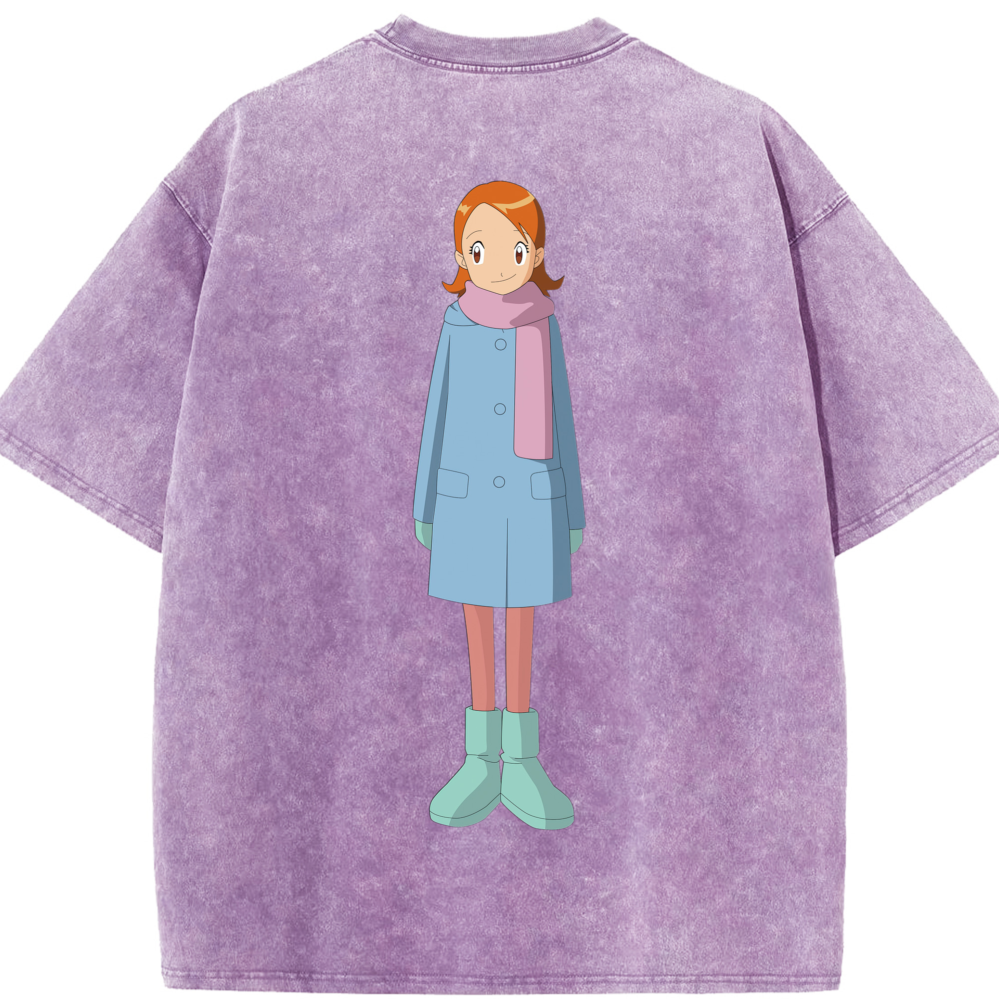 （画像用） Digimon デジタルモンスター/デジモン 綿100% ヴィンテージ風 半袖Tシャツ（背面プリント）