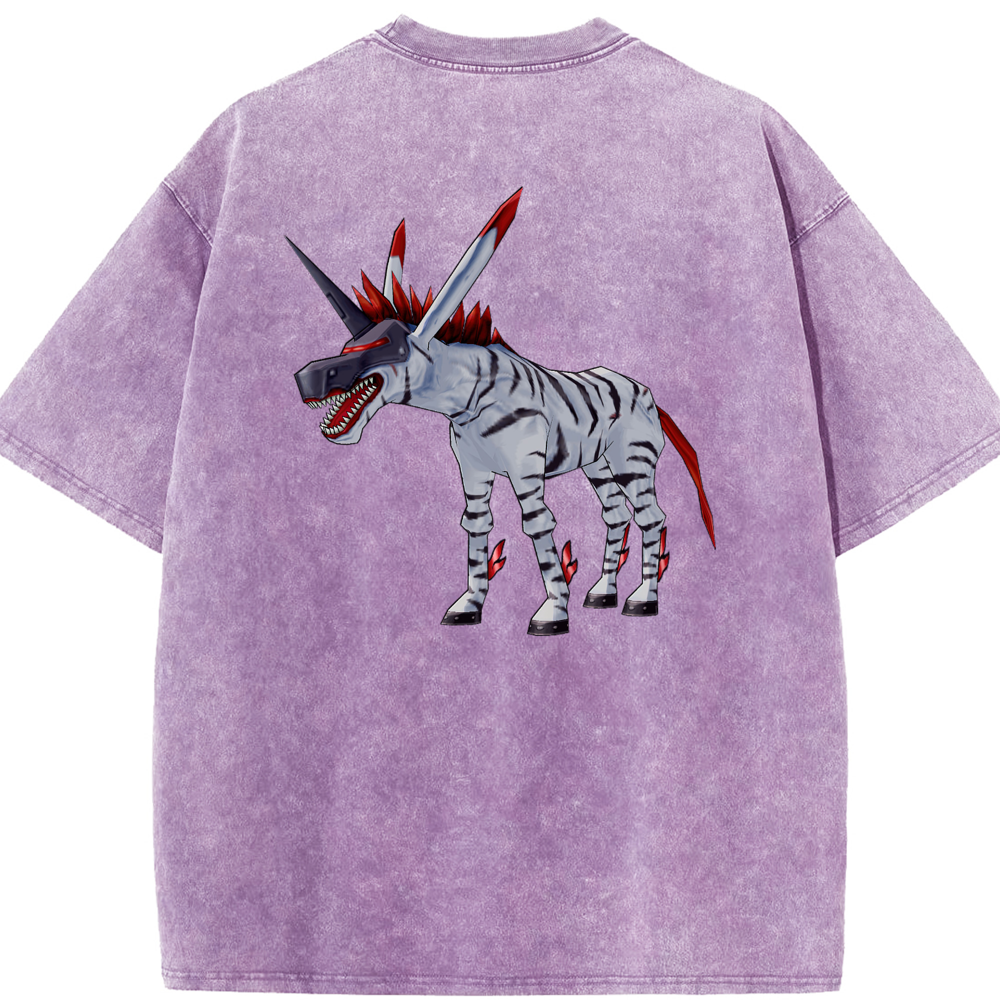 （画像用） Digimon デジタルモンスター/デジモン 綿100% ヴィンテージ風 半袖Tシャツ（背面プリント）