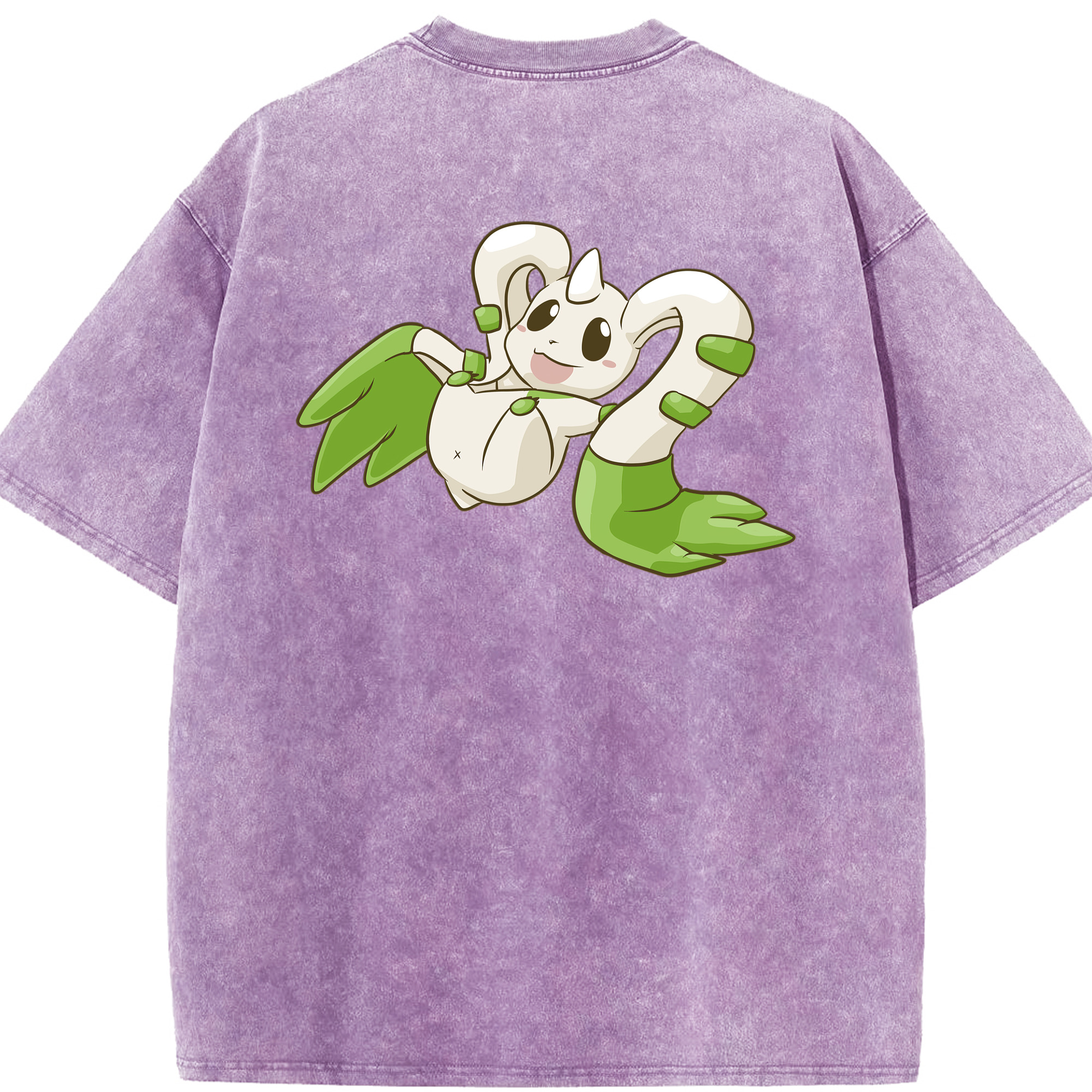 （画像用） Digimon デジタルモンスター/デジモン 綿100% ヴィンテージ風 半袖Tシャツ（背面プリント）