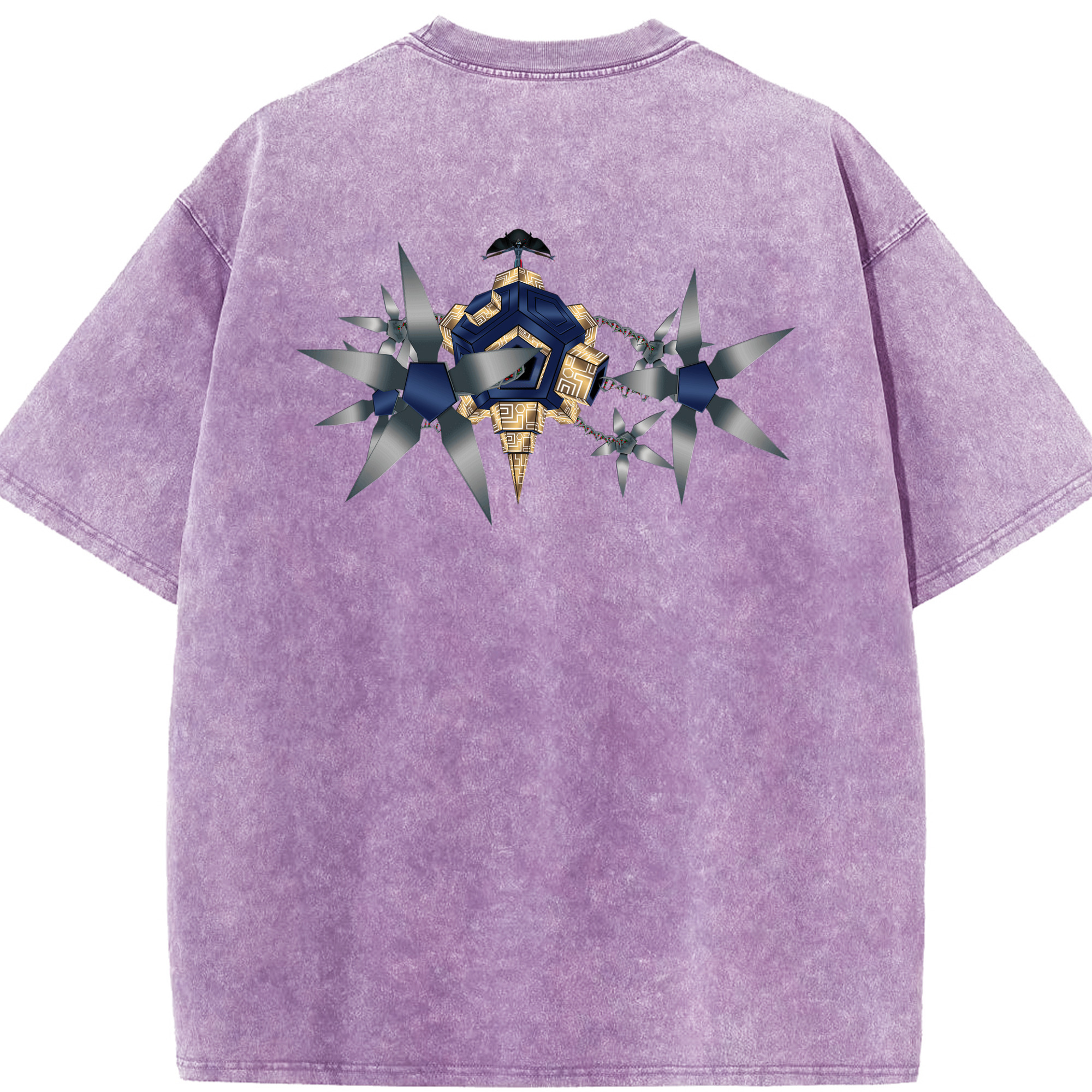 （画像用） Digimon デジタルモンスター/デジモン 綿100% ヴィンテージ風 半袖Tシャツ（背面プリント）