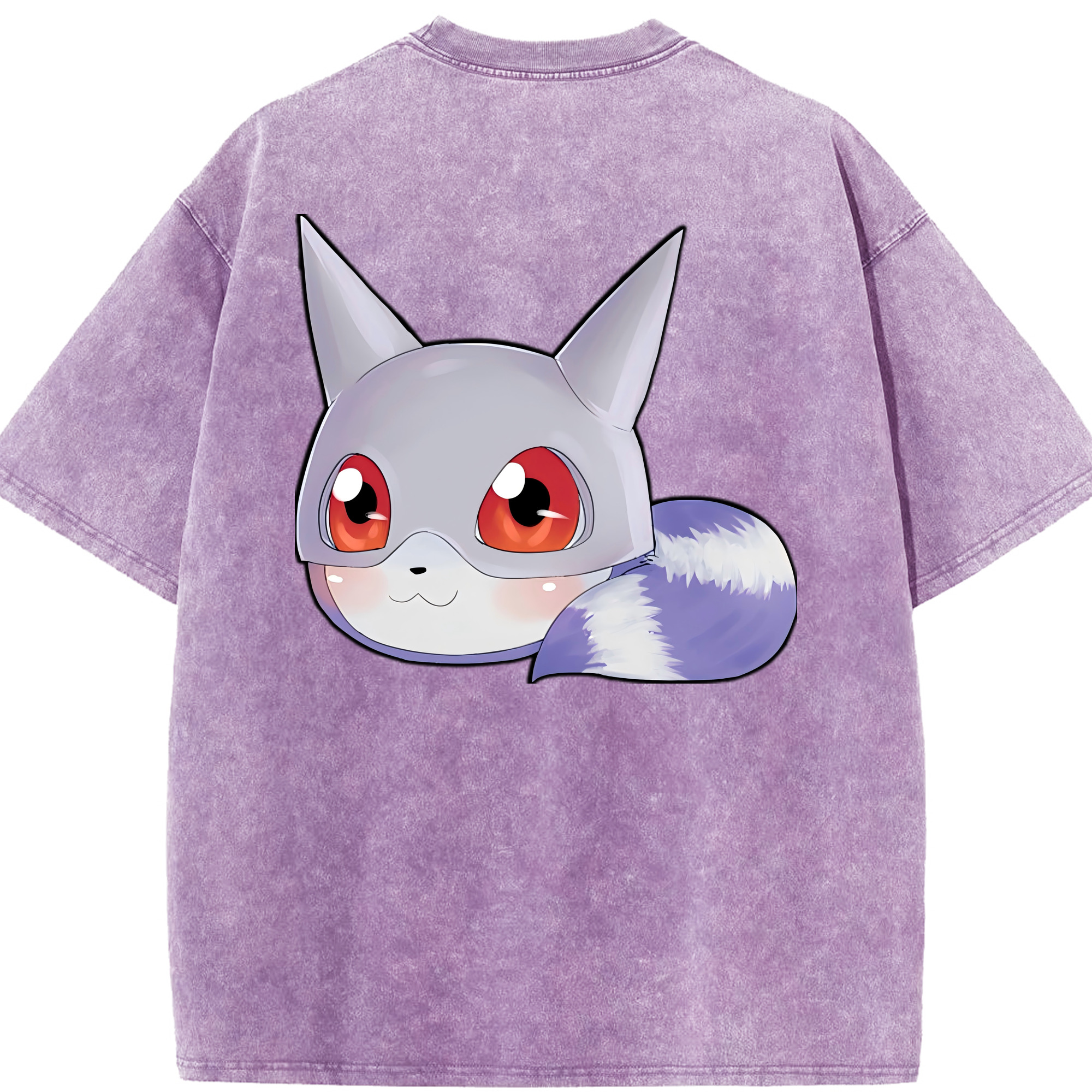 （画像用） Digimon デジタルモンスター/デジモン 綿100% ヴィンテージ風 半袖Tシャツ（背面プリント）