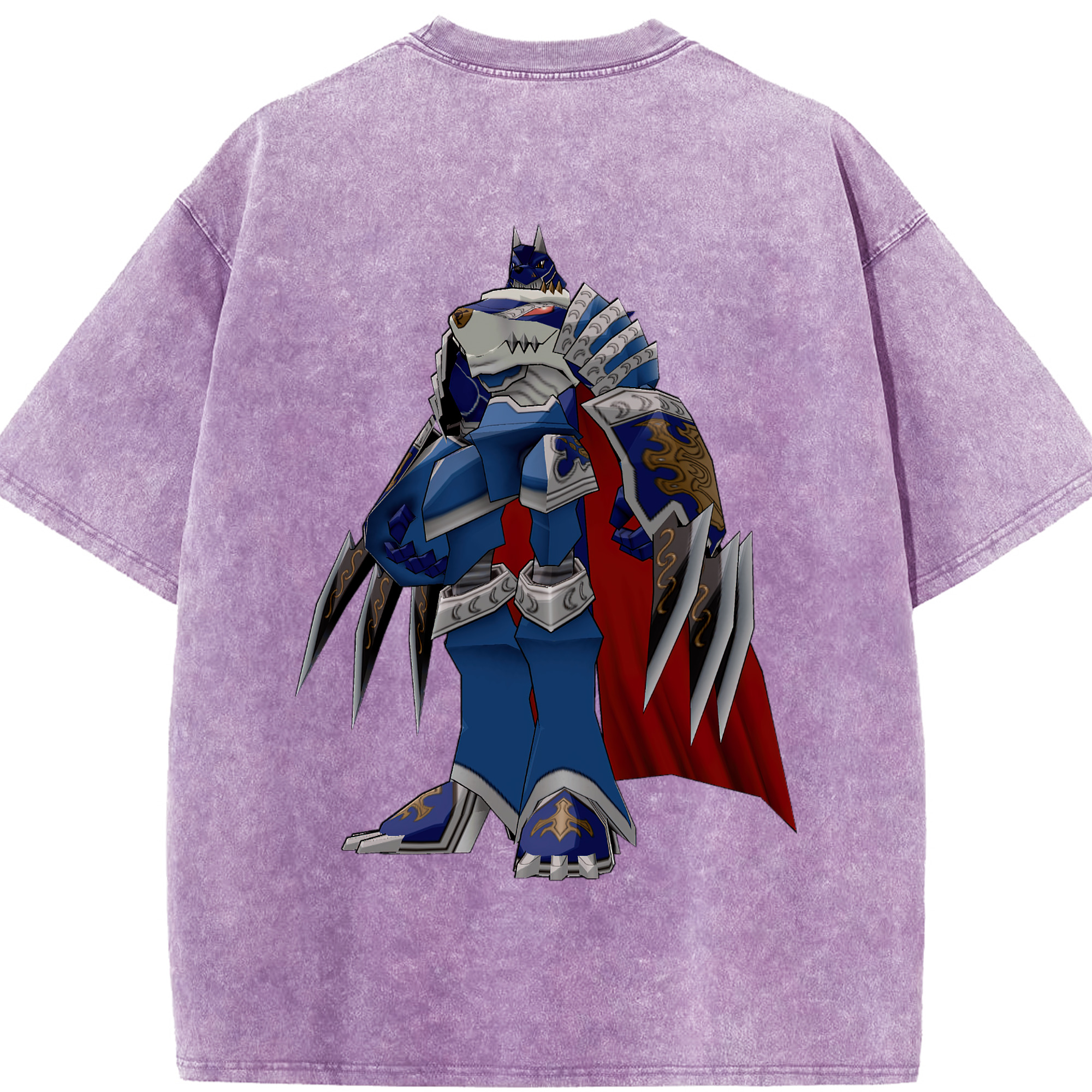 （画像用） Digimon デジタルモンスター/デジモン 綿100% ヴィンテージ風 半袖Tシャツ（背面プリント）