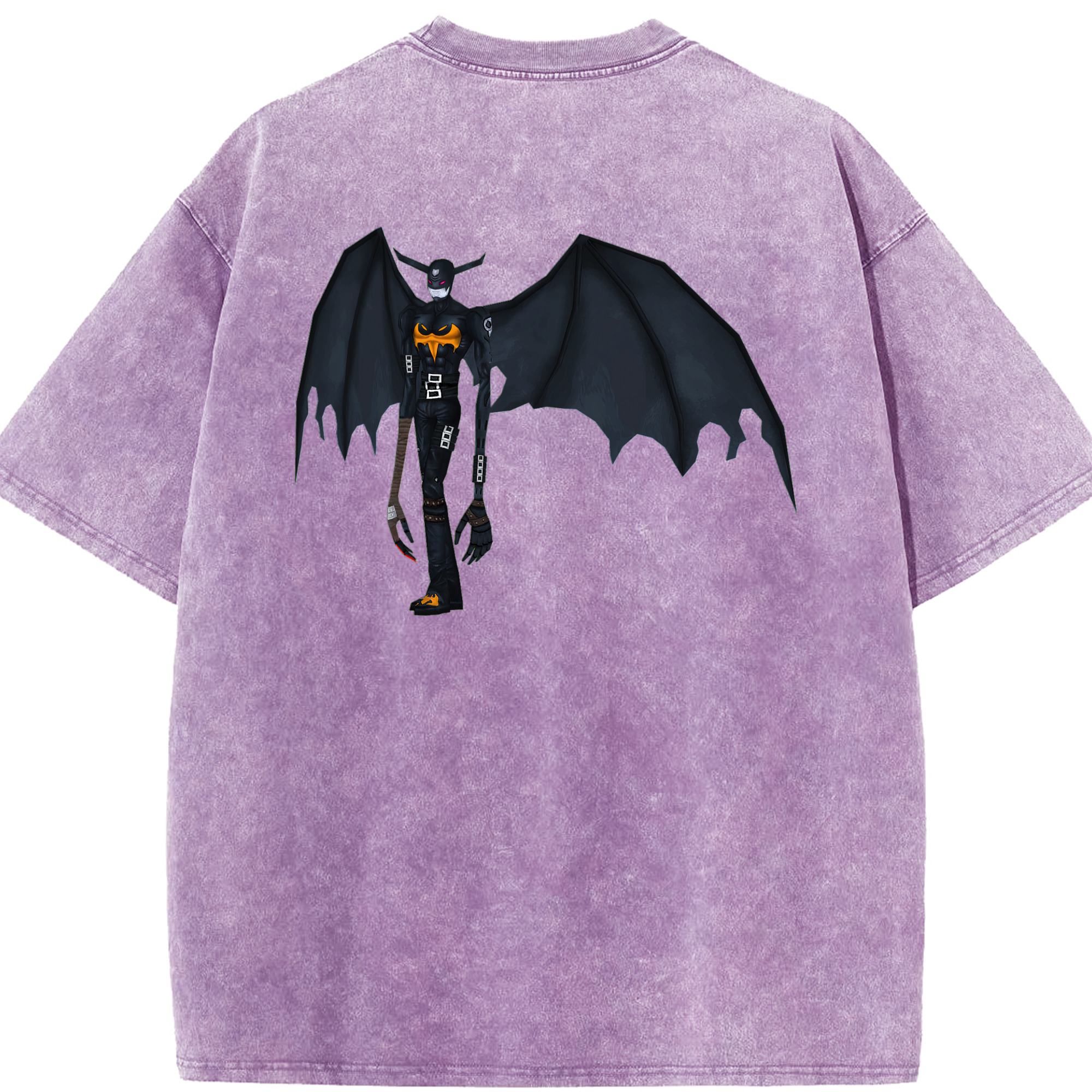 （画像用） Digimon デジタルモンスター/デジモン 綿100% ヴィンテージ風 半袖Tシャツ（背面プリント）