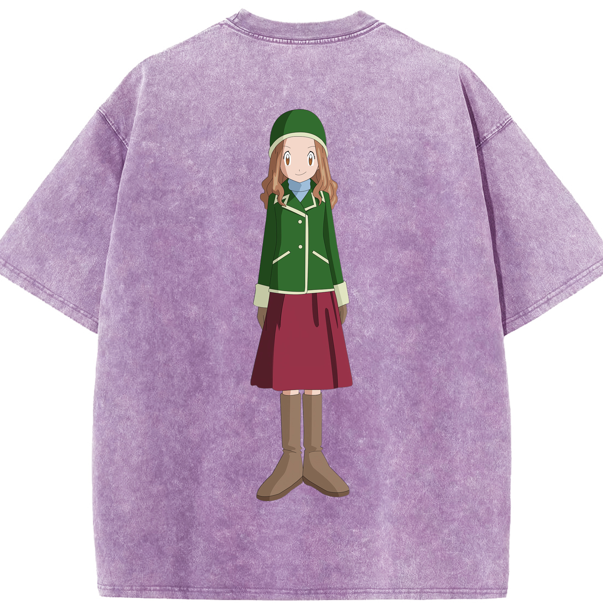 （画像用） Digimon デジタルモンスター/デジモン 綿100% ヴィンテージ風 半袖Tシャツ（背面プリント）