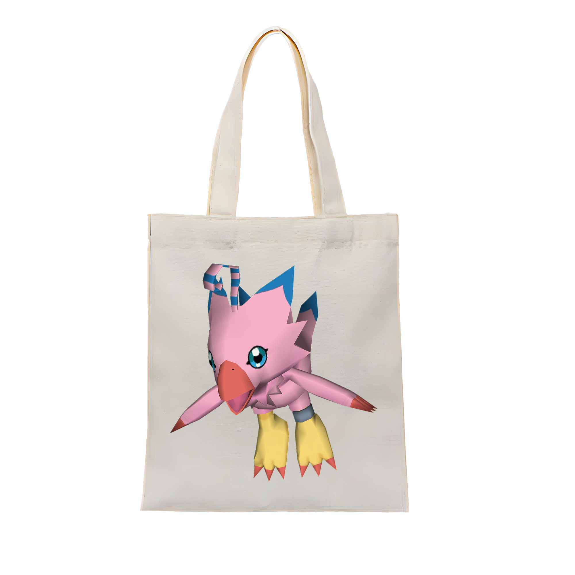 （画像用） Digimon デジタルモンスター/デジモン 縦型キャンバス生地手提げバッグ　トートバッグ