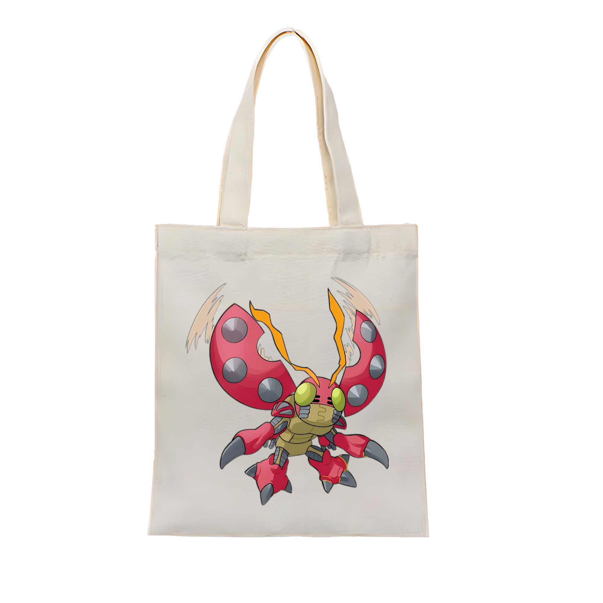 （画像用） Digimon デジタルモンスター/デジモン 縦型キャンバス生地手提げバッグ　トートバッグ