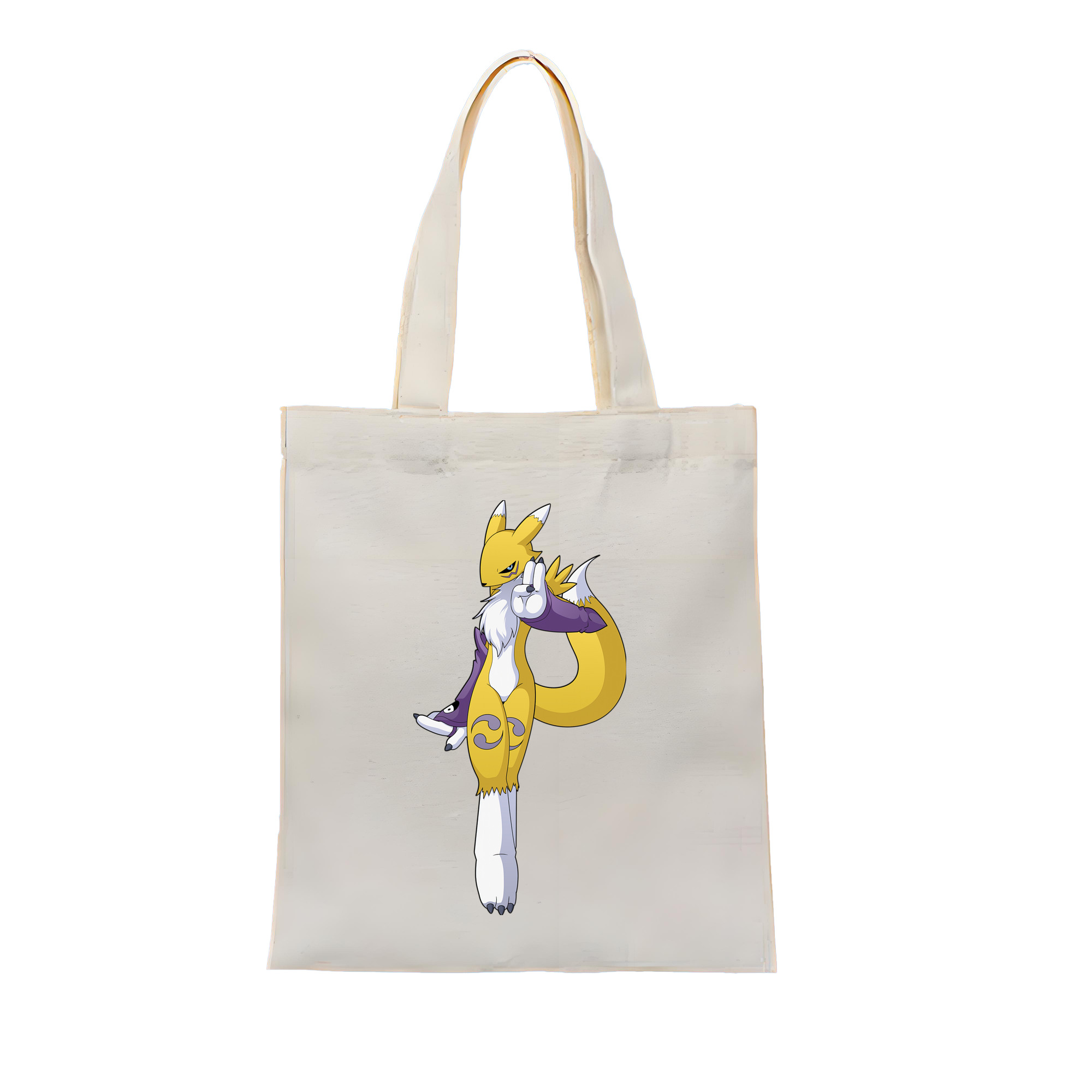 （画像用） Digimon デジタルモンスター/デジモン 縦型キャンバス生地手提げバッグ　トートバッグ