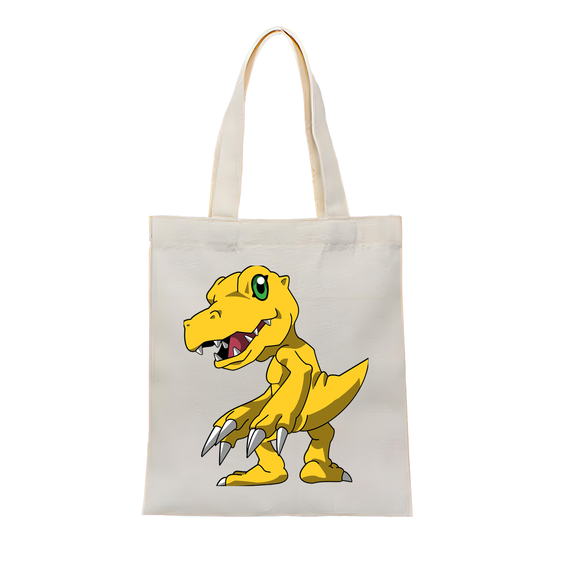 （画像用） Digimon デジタルモンスター/デジモン 縦型キャンバス生地手提げバッグ　トートバッグ