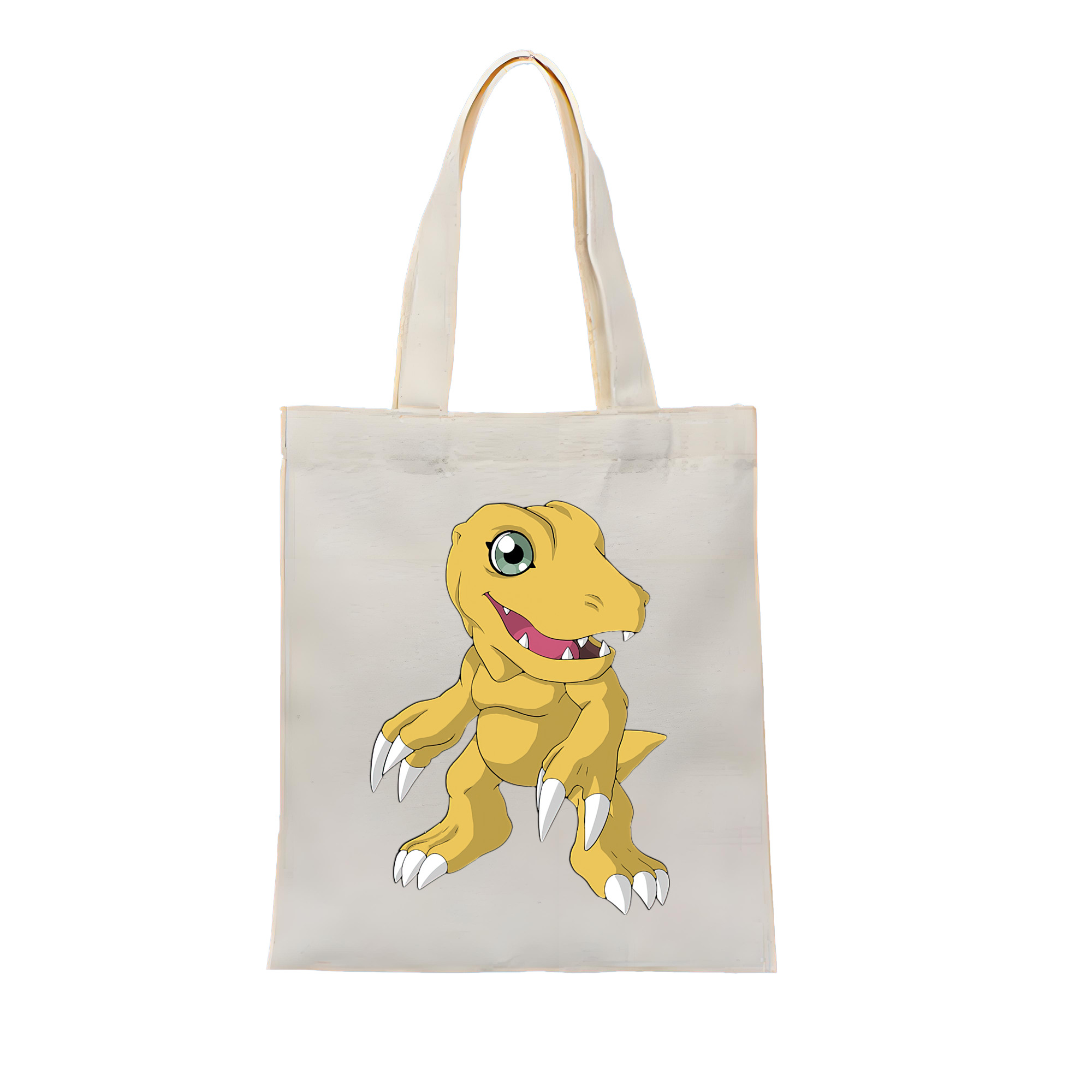 （画像用） Digimon デジタルモンスター/デジモン 縦型キャンバス生地手提げバッグ　トートバッグ