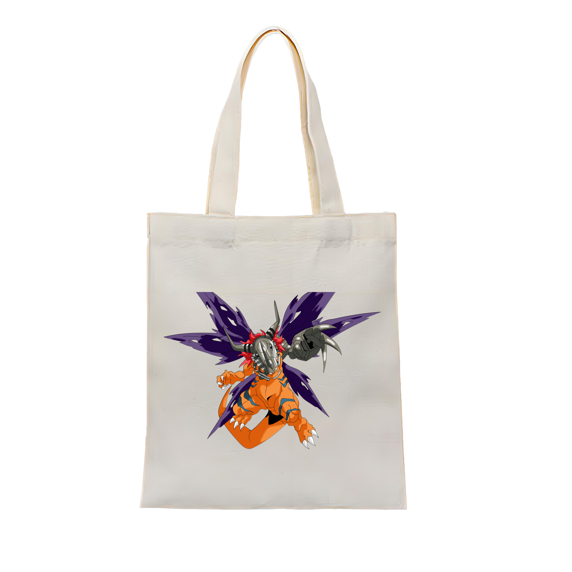 （画像用） Digimon デジタルモンスター/デジモン 縦型キャンバス生地手提げバッグ　トートバッグ