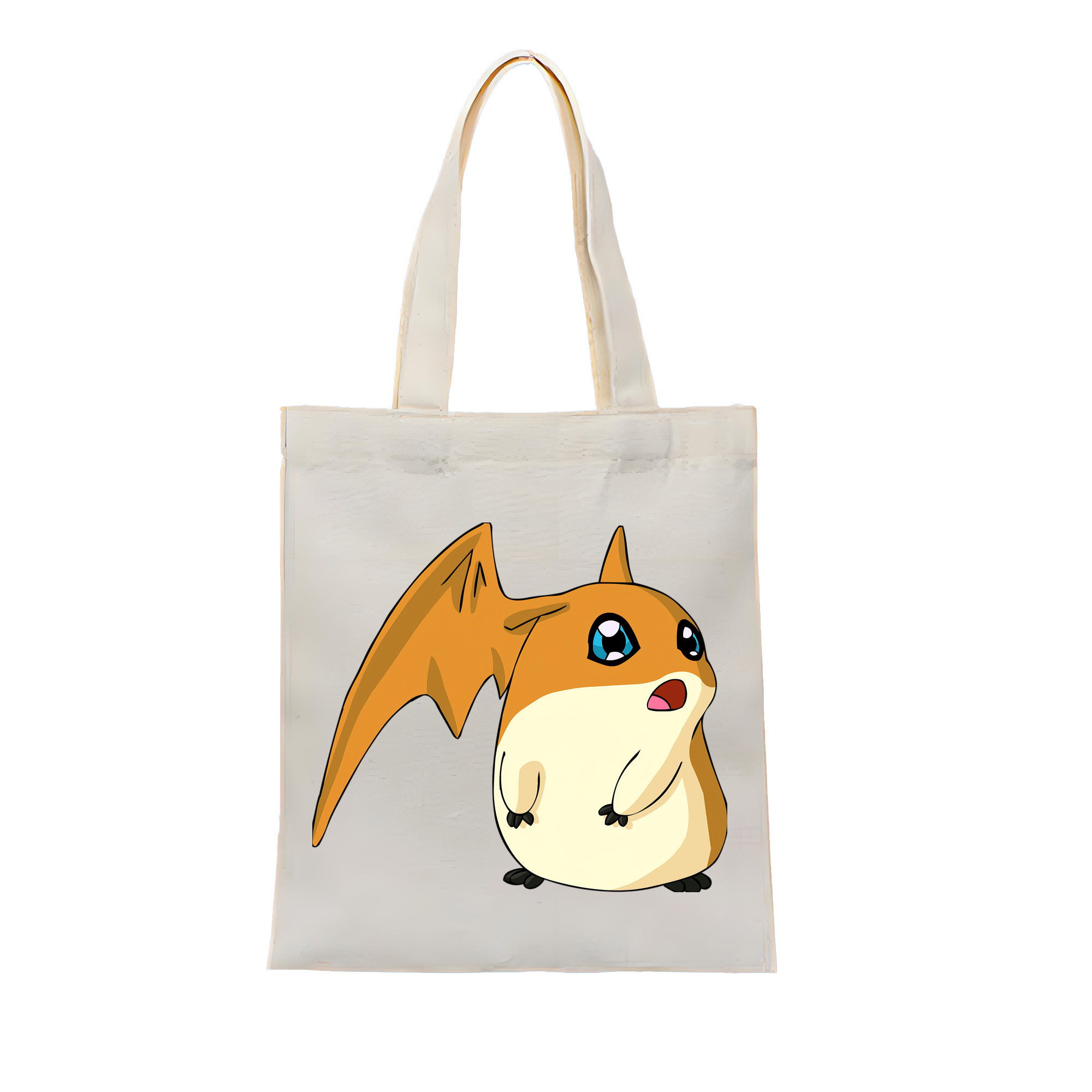 （画像用） Digimon デジタルモンスター/デジモン 縦型キャンバス生地手提げバッグ　トートバッグ