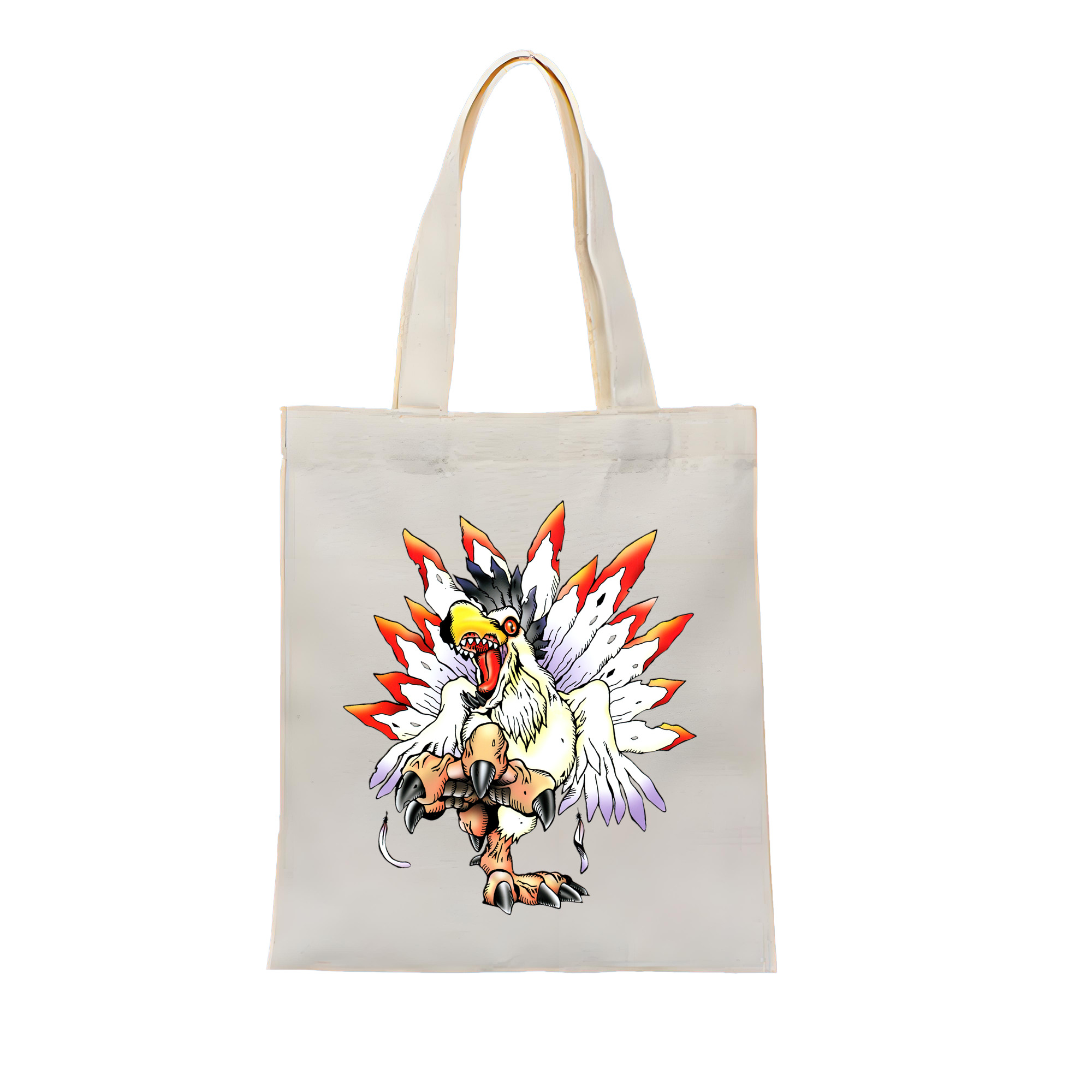 （画像用） Digimon デジタルモンスター/デジモン 縦型キャンバス生地手提げバッグ　トートバッグ
