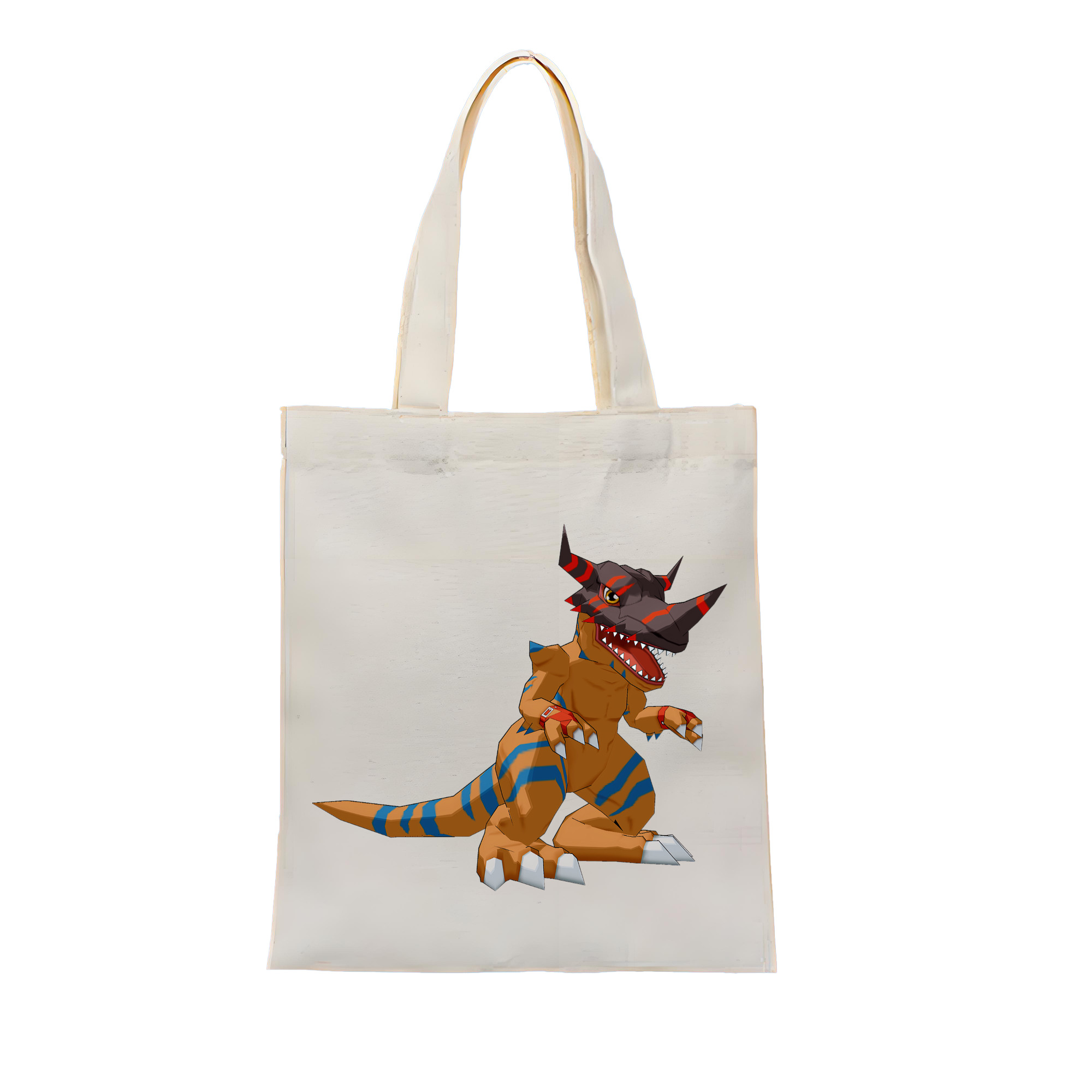 （画像用） Digimon デジタルモンスター/デジモン 縦型キャンバス生地手提げバッグ　トートバッグ