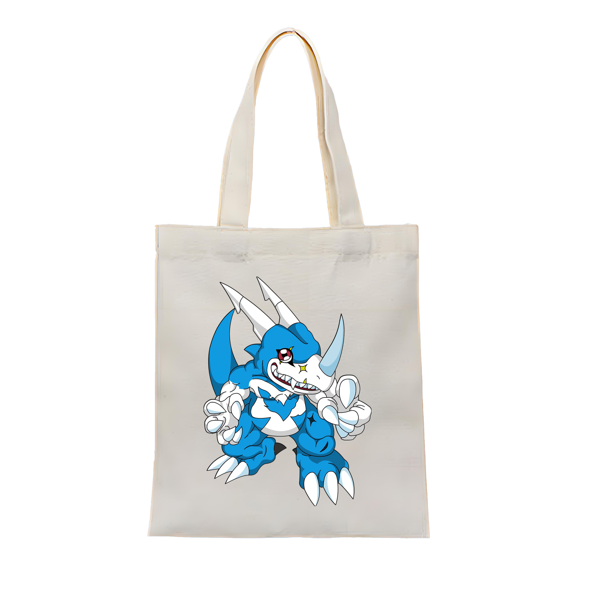 （画像用） Digimon デジタルモンスター/デジモン 縦型キャンバス生地手提げバッグ　トートバッグ