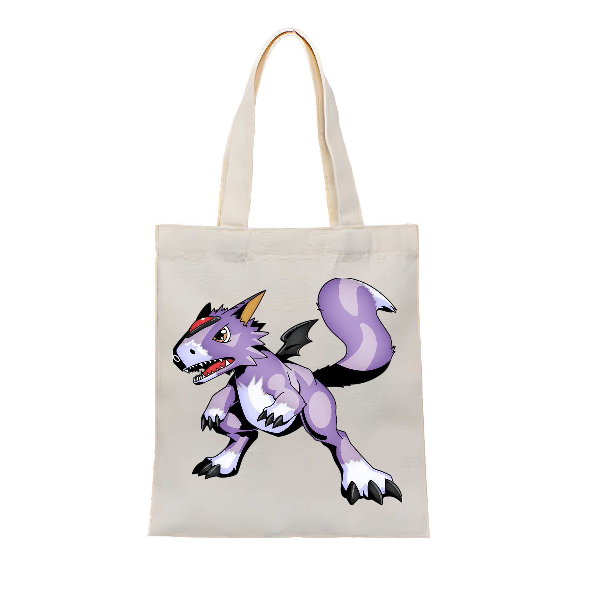 （画像用） Digimon デジタルモンスター/デジモン 縦型キャンバス生地手提げバッグ　トートバッグ