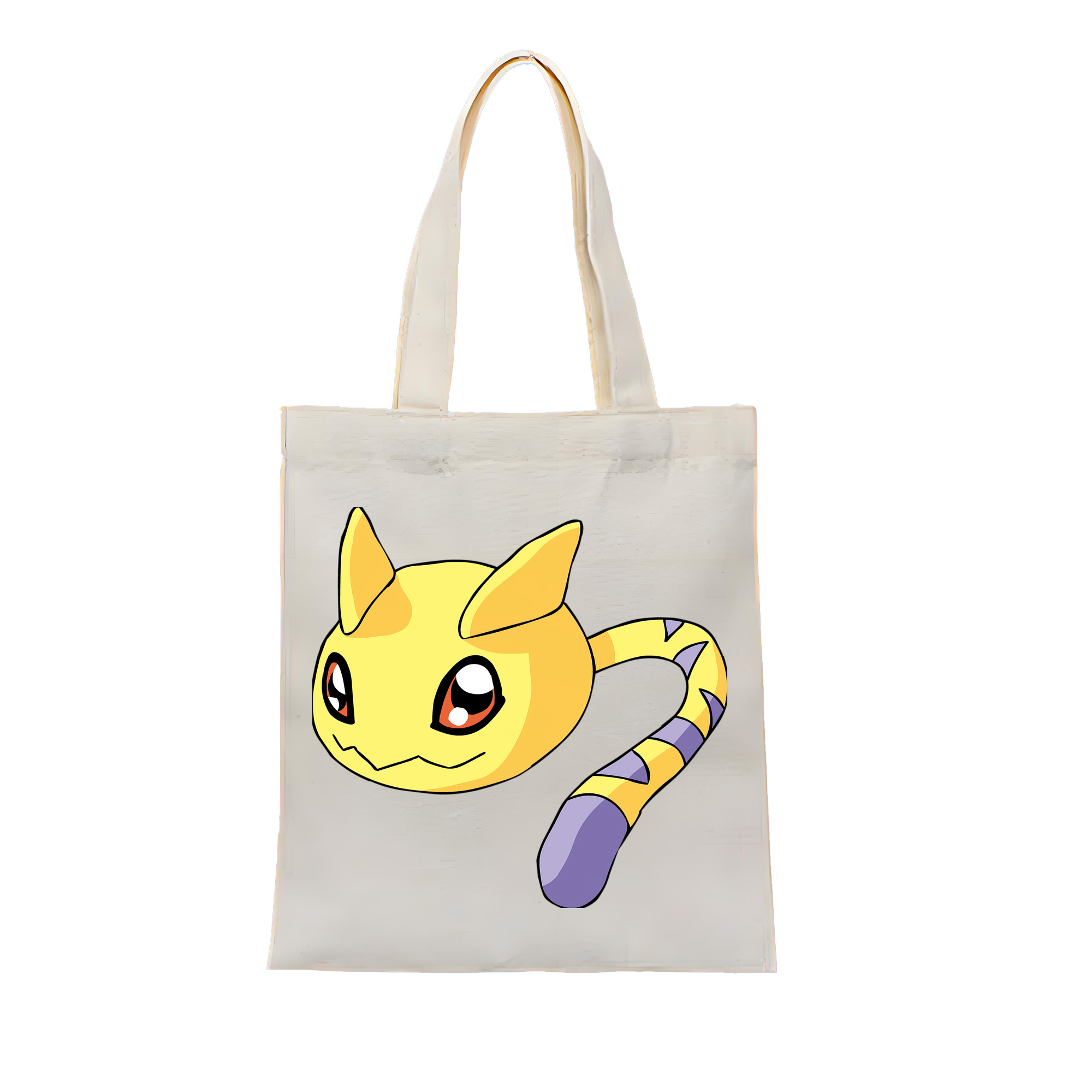 （画像用） Digimon デジタルモンスター/デジモン 縦型キャンバス生地手提げバッグ　トートバッグ