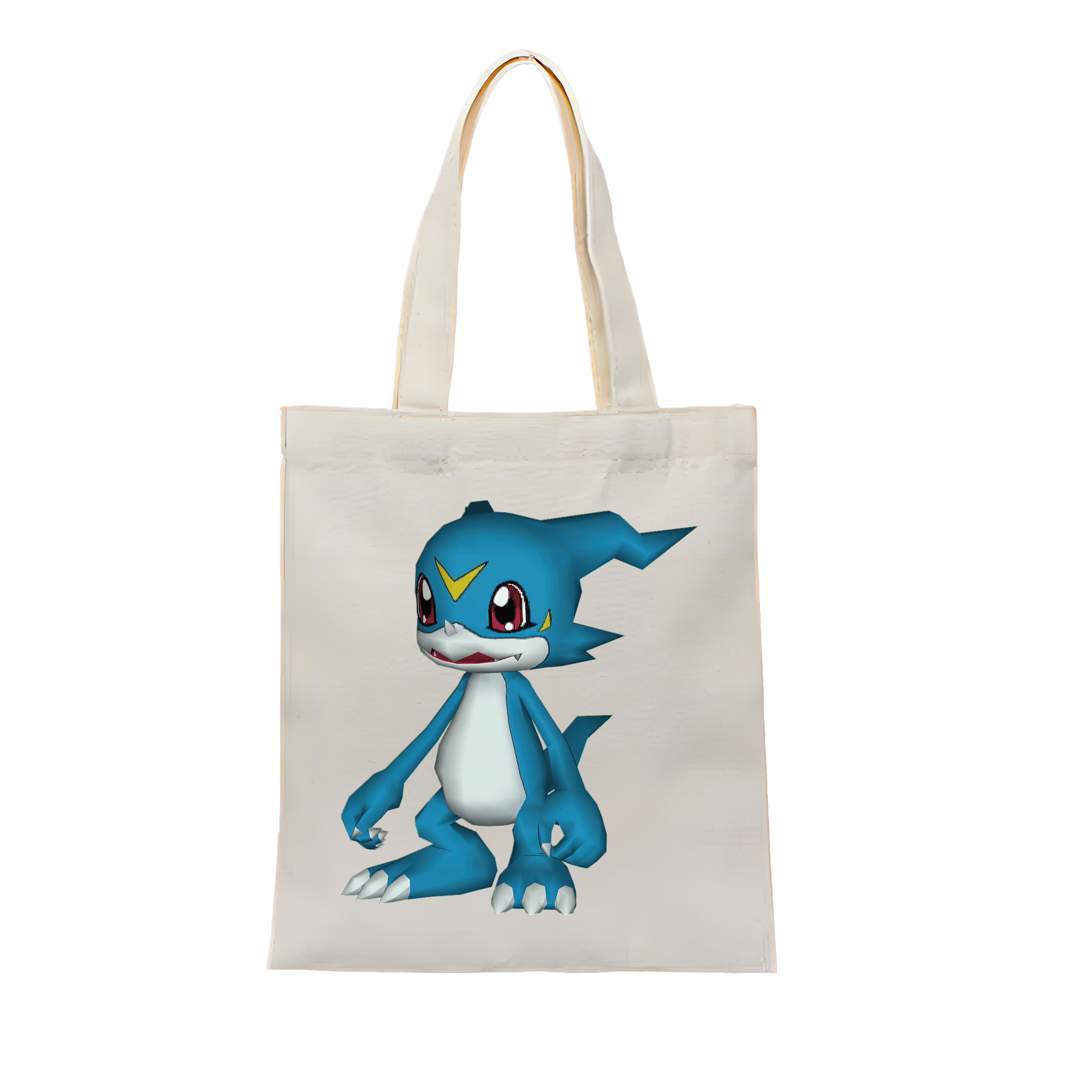 （画像用） Digimon デジタルモンスター/デジモン 縦型キャンバス生地手提げバッグ　トートバッグ