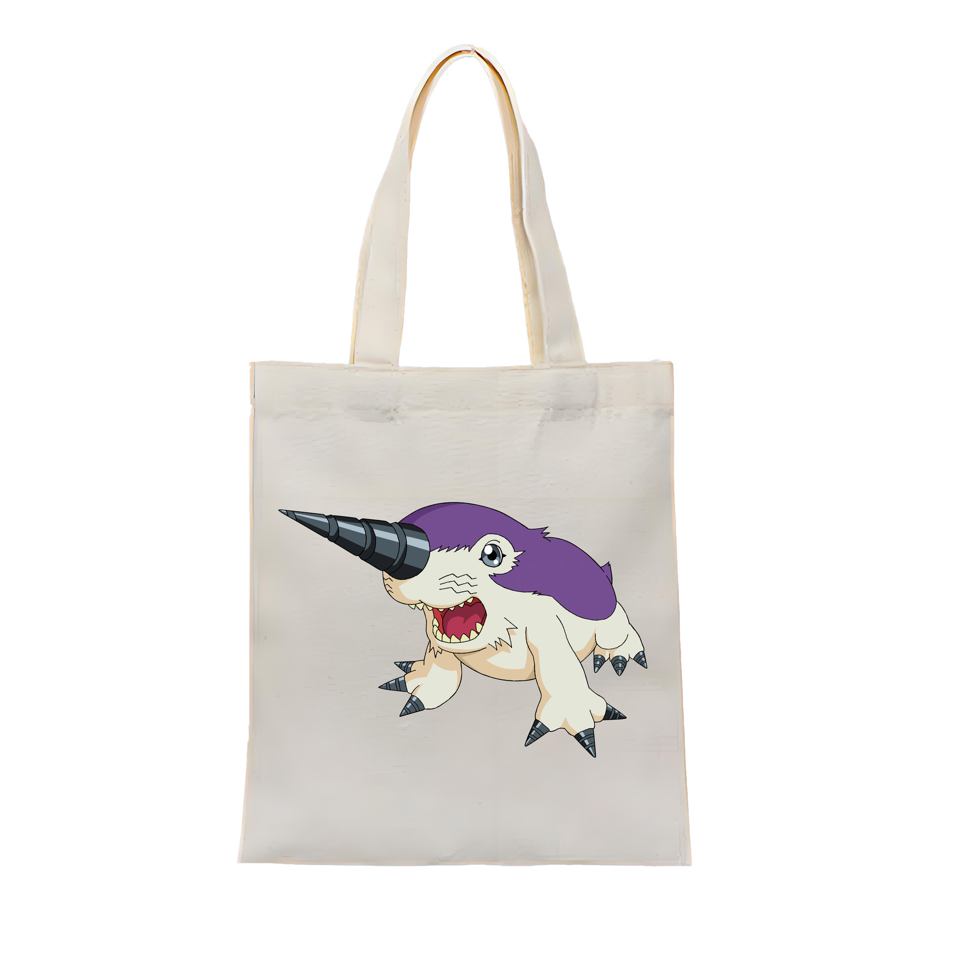 （画像用） Digimon デジタルモンスター/デジモン 縦型キャンバス生地手提げバッグ　トートバッグ