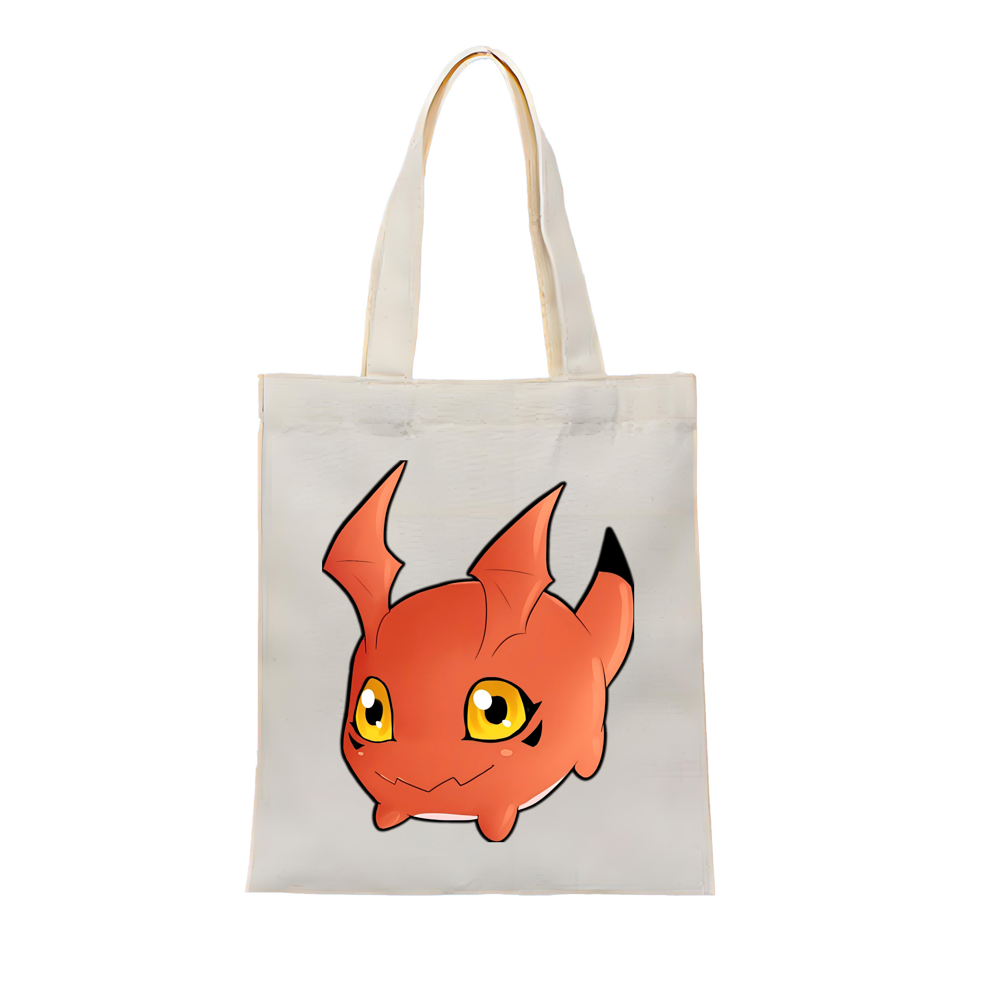 （画像用） Digimon デジタルモンスター/デジモン 縦型キャンバス生地手提げバッグ　トートバッグ