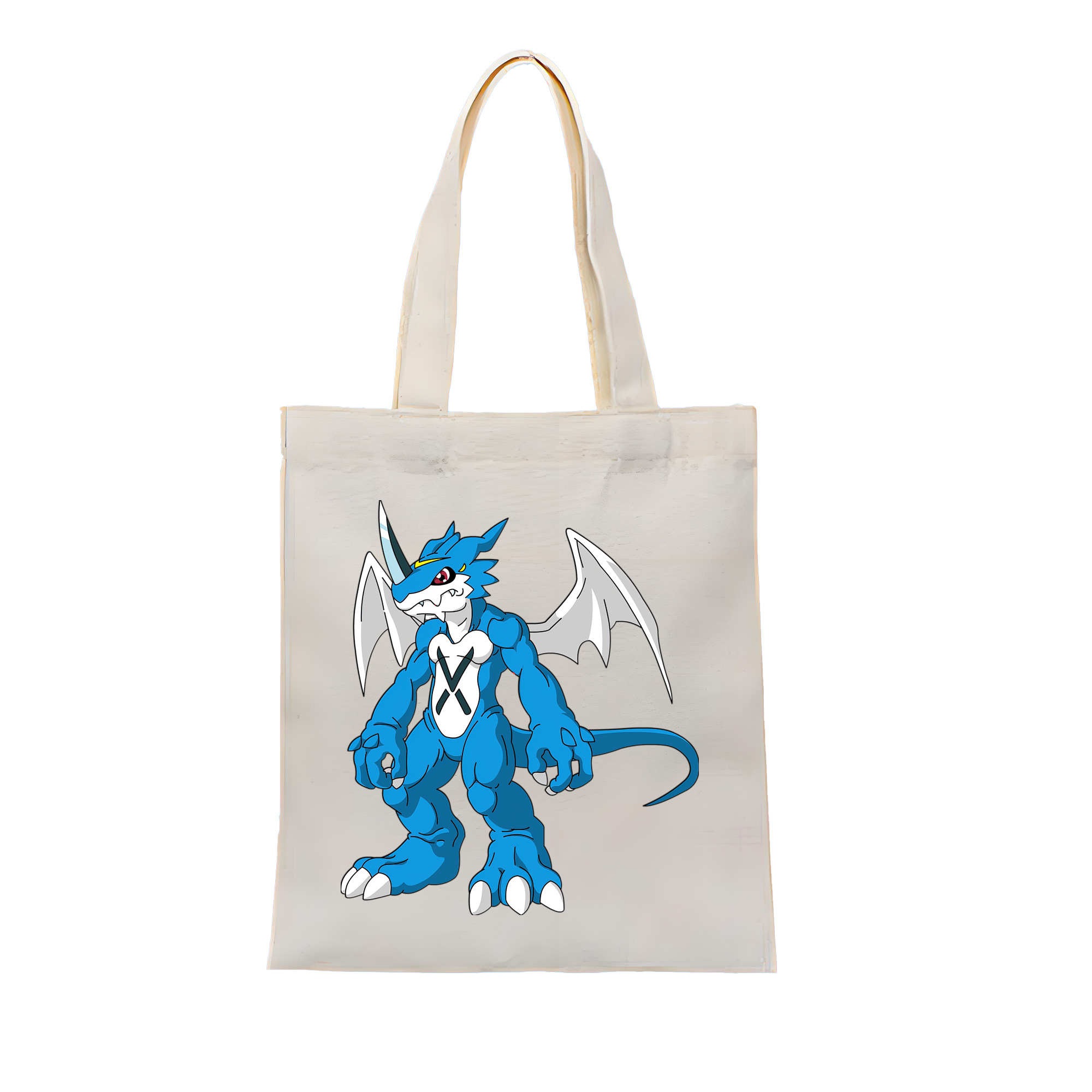 （画像用） Digimon デジタルモンスター/デジモン 縦型キャンバス生地手提げバッグ　トートバッグ