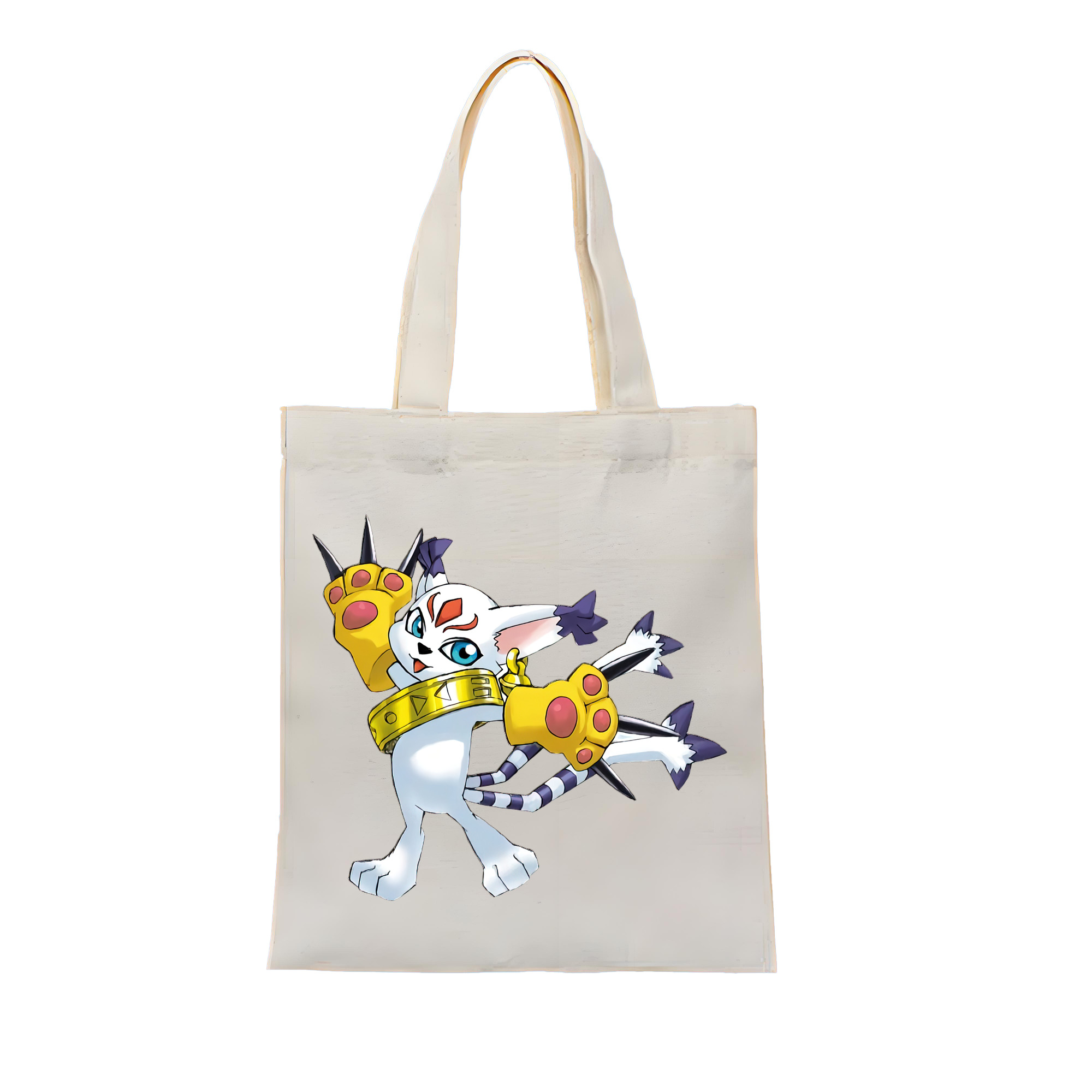 （画像用） Digimon デジタルモンスター/デジモン 縦型キャンバス生地手提げバッグ　トートバッグ