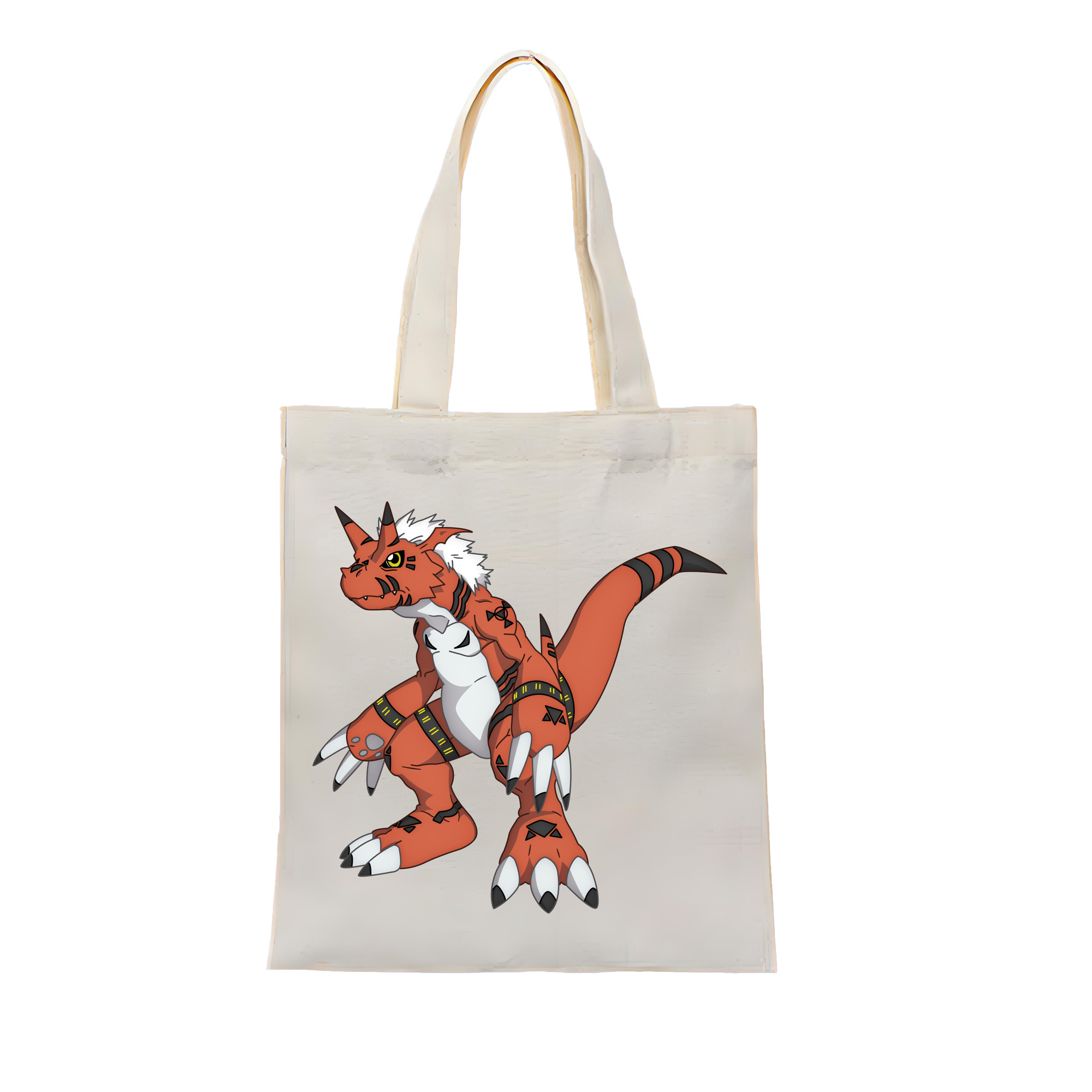 （画像用） Digimon デジタルモンスター/デジモン 縦型キャンバス生地手提げバッグ　トートバッグ