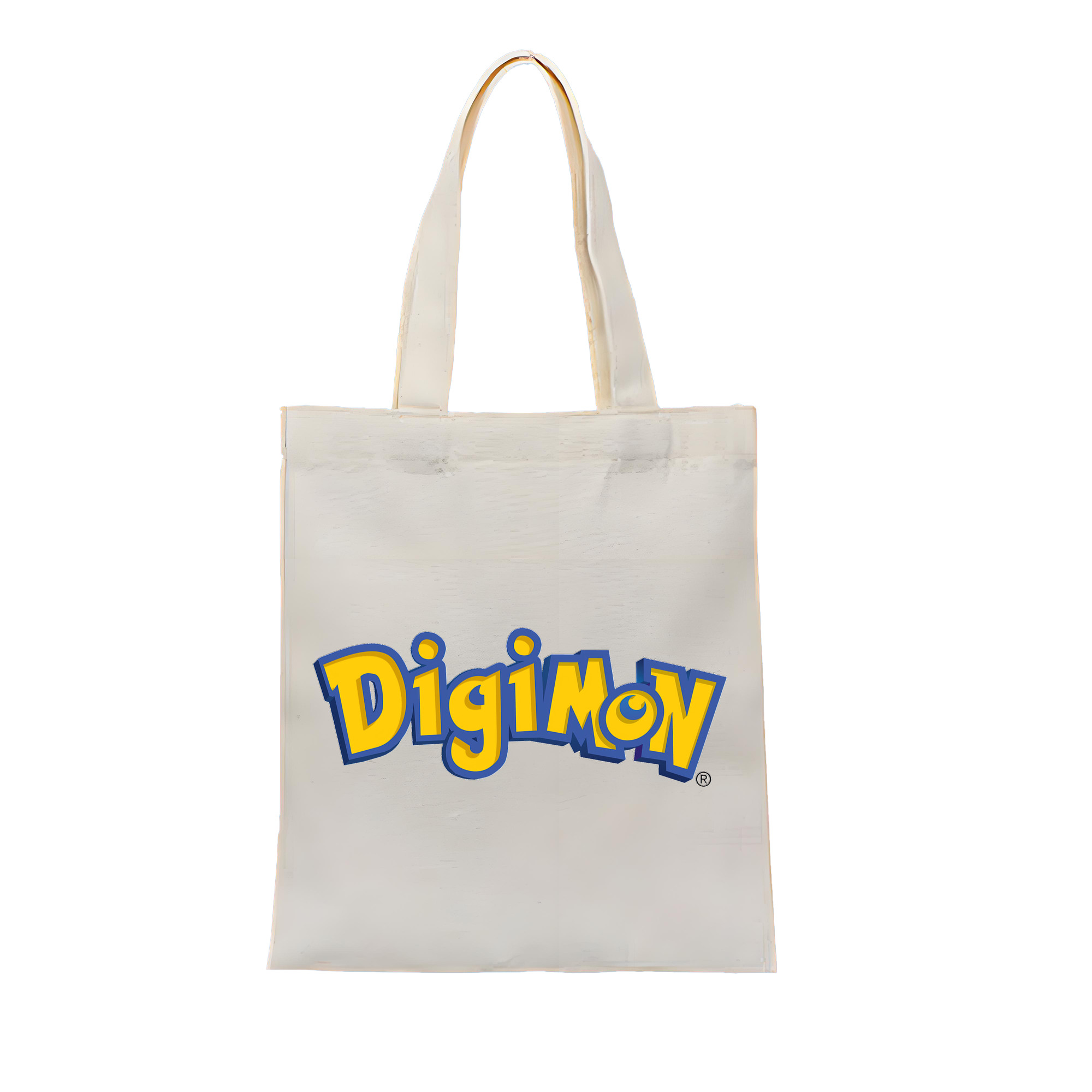 （画像用） Digimon デジタルモンスター/デジモン 縦型キャンバス生地手提げバッグ　トートバッグ
