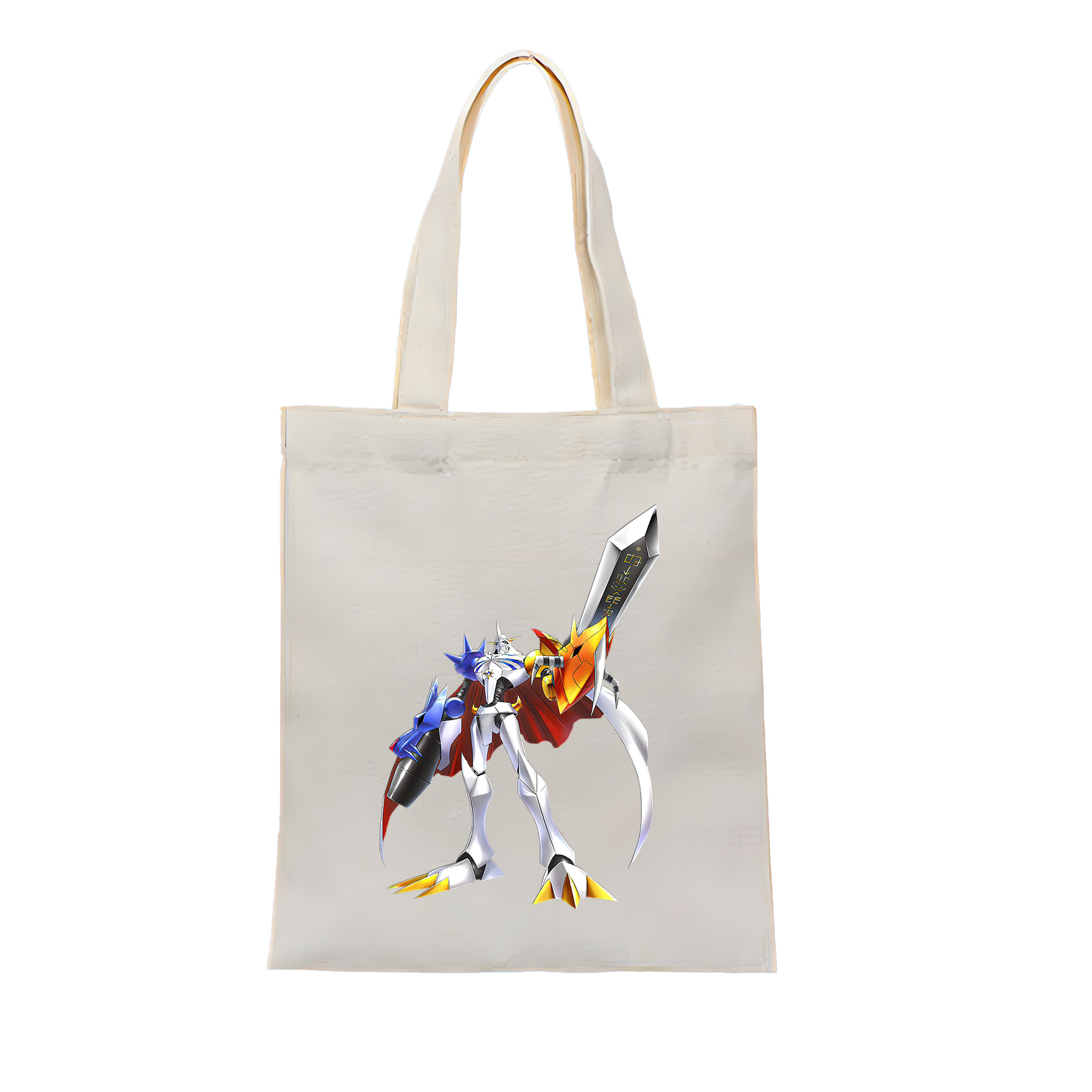 （画像用） Digimon デジタルモンスター/デジモン 縦型キャンバス生地手提げバッグ　トートバッグ