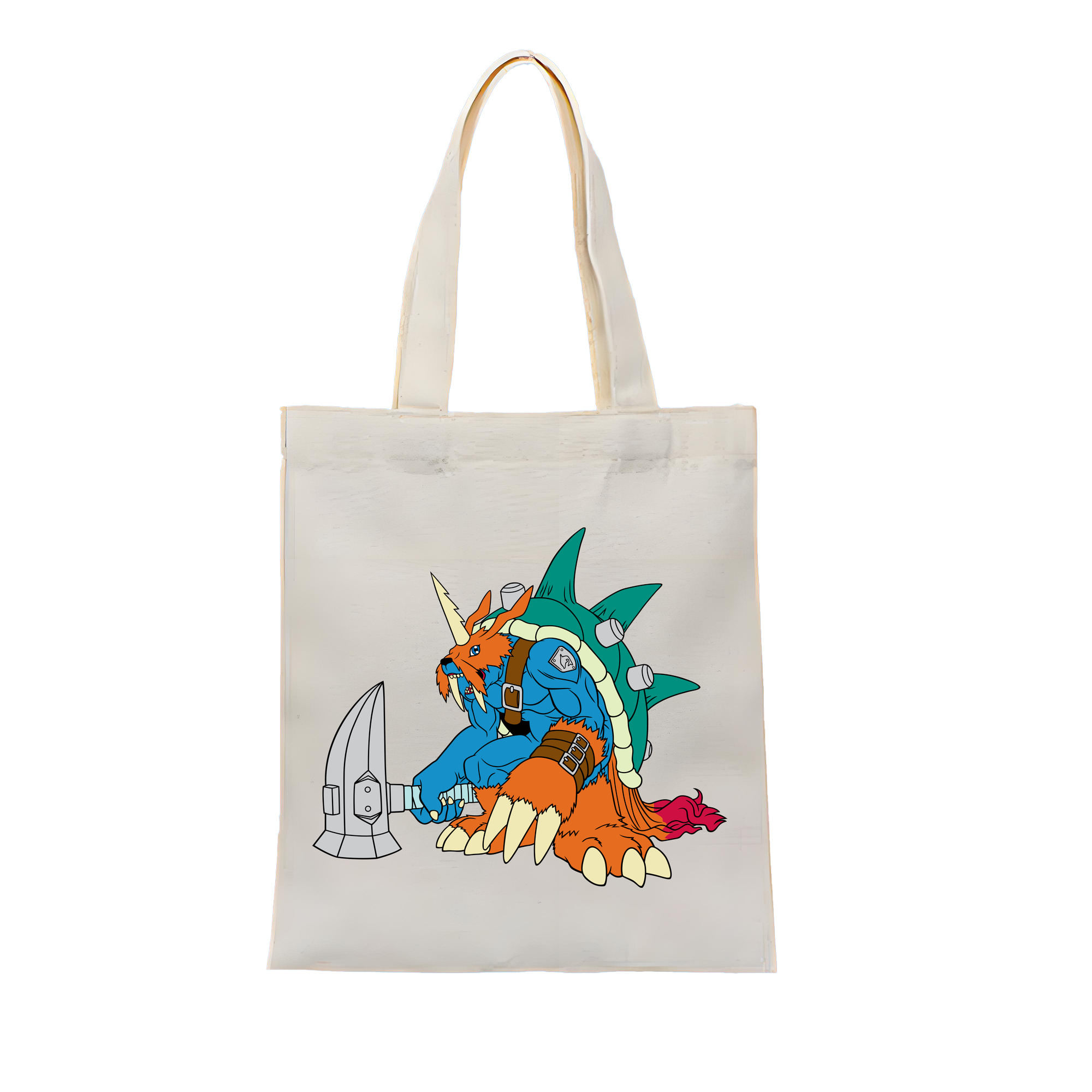（画像用） Digimon デジタルモンスター/デジモン 縦型キャンバス生地手提げバッグ　トートバッグ