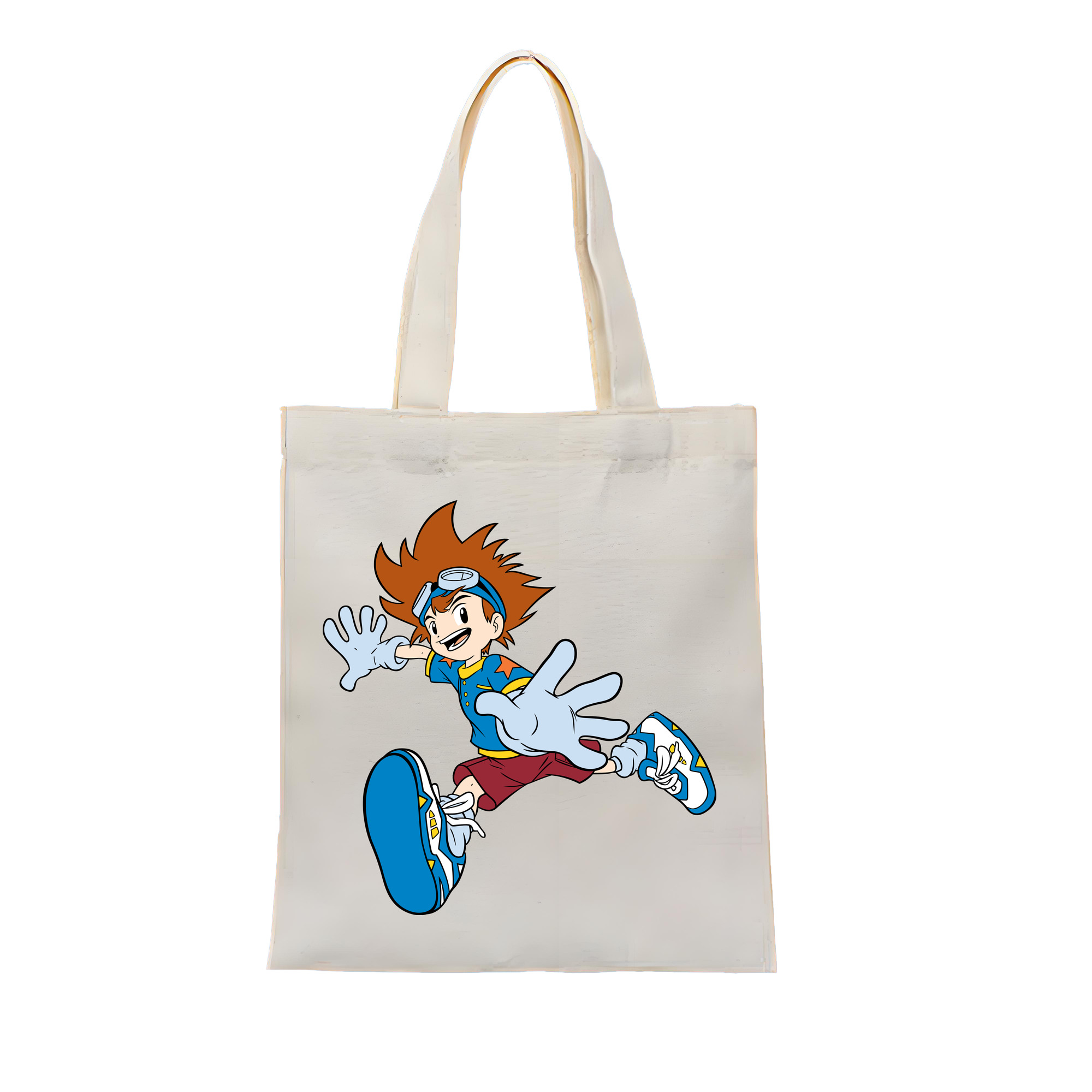 （画像用） Digimon デジタルモンスター/デジモン 縦型キャンバス生地手提げバッグ　トートバッグ
