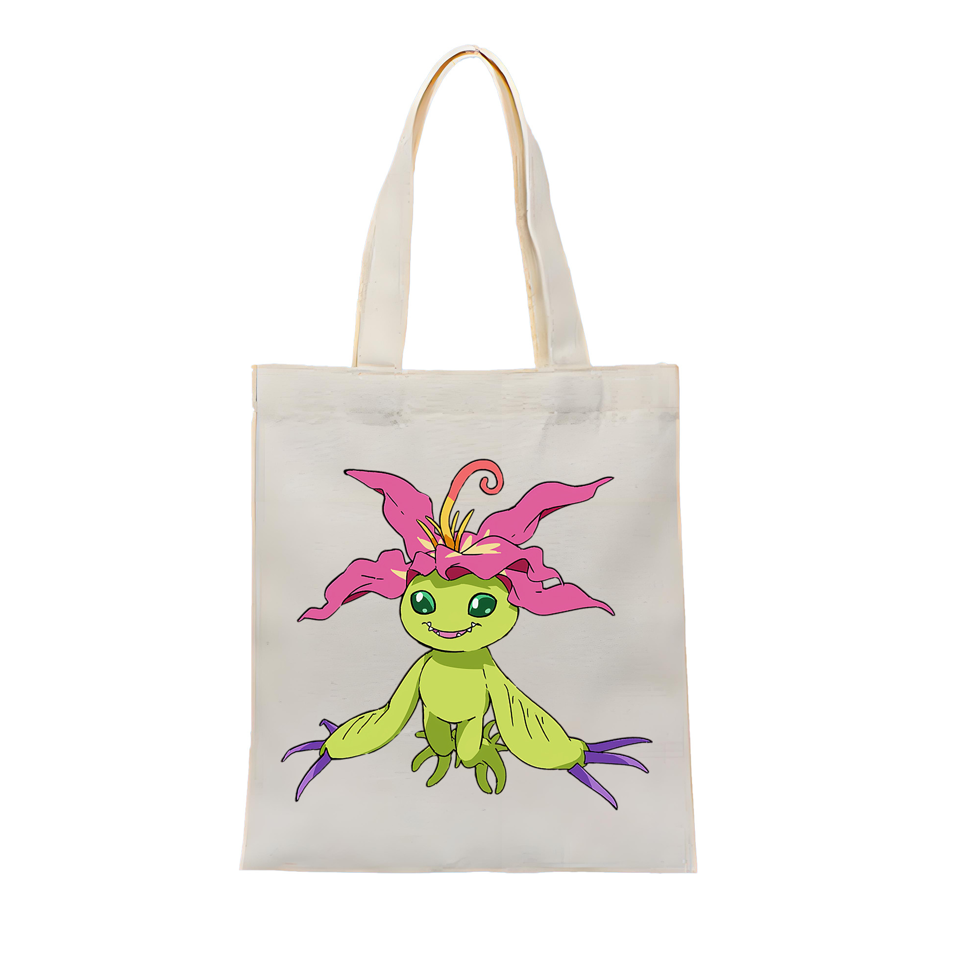 （画像用） Digimon デジタルモンスター/デジモン 縦型キャンバス生地手提げバッグ　トートバッグ