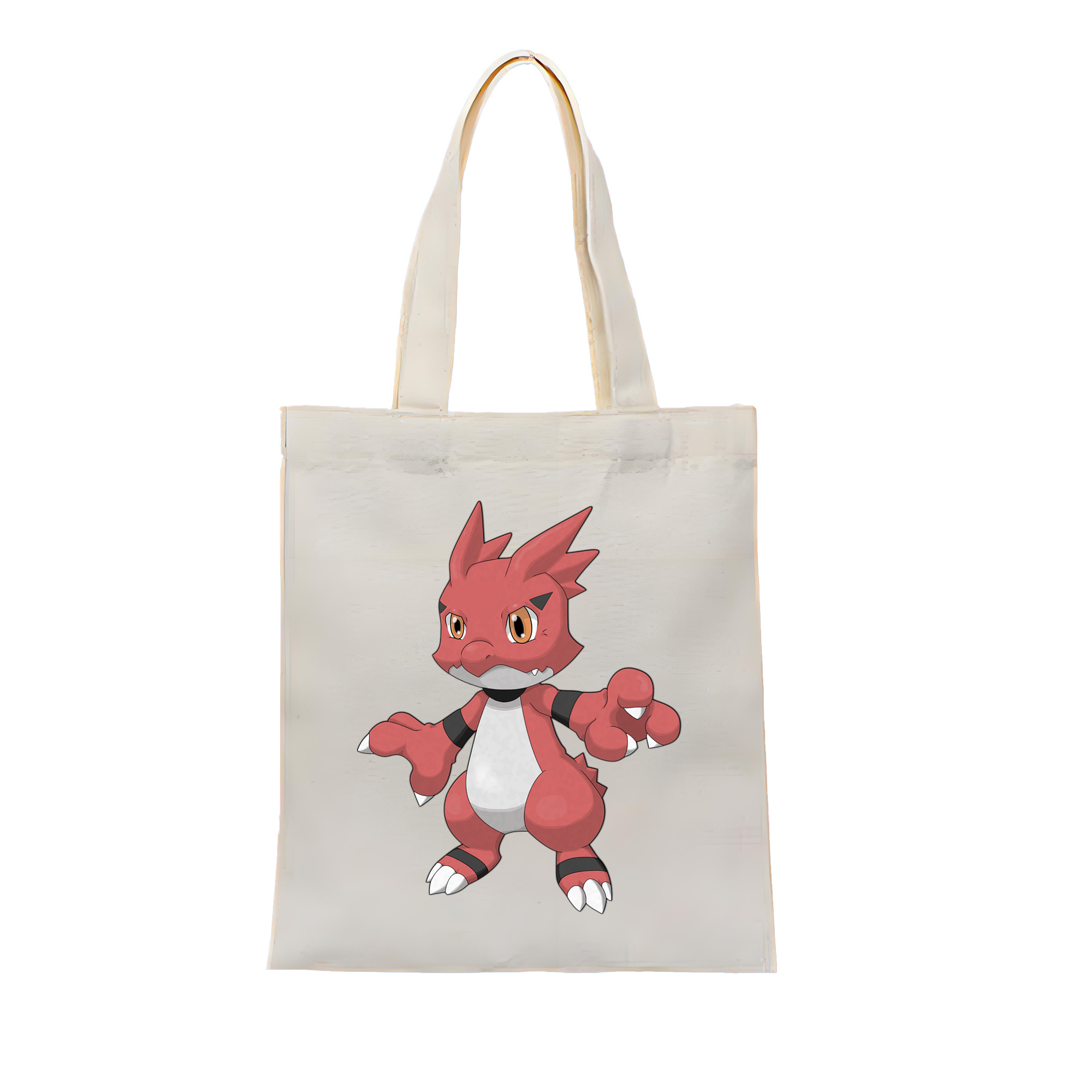 （画像用） Digimon デジタルモンスター/デジモン 縦型キャンバス生地手提げバッグ　トートバッグ