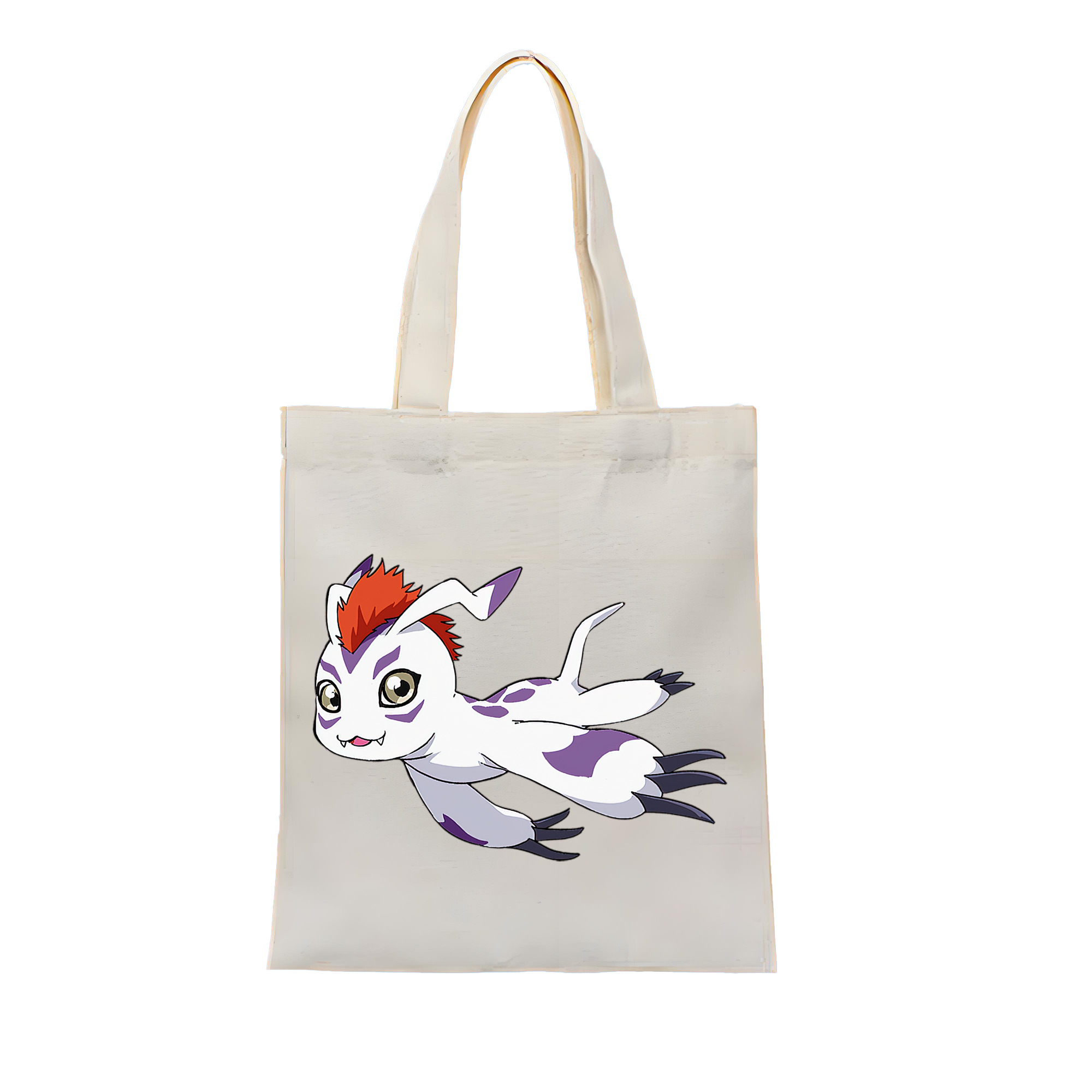 （画像用） Digimon デジタルモンスター/デジモン 縦型キャンバス生地手提げバッグ　トートバッグ