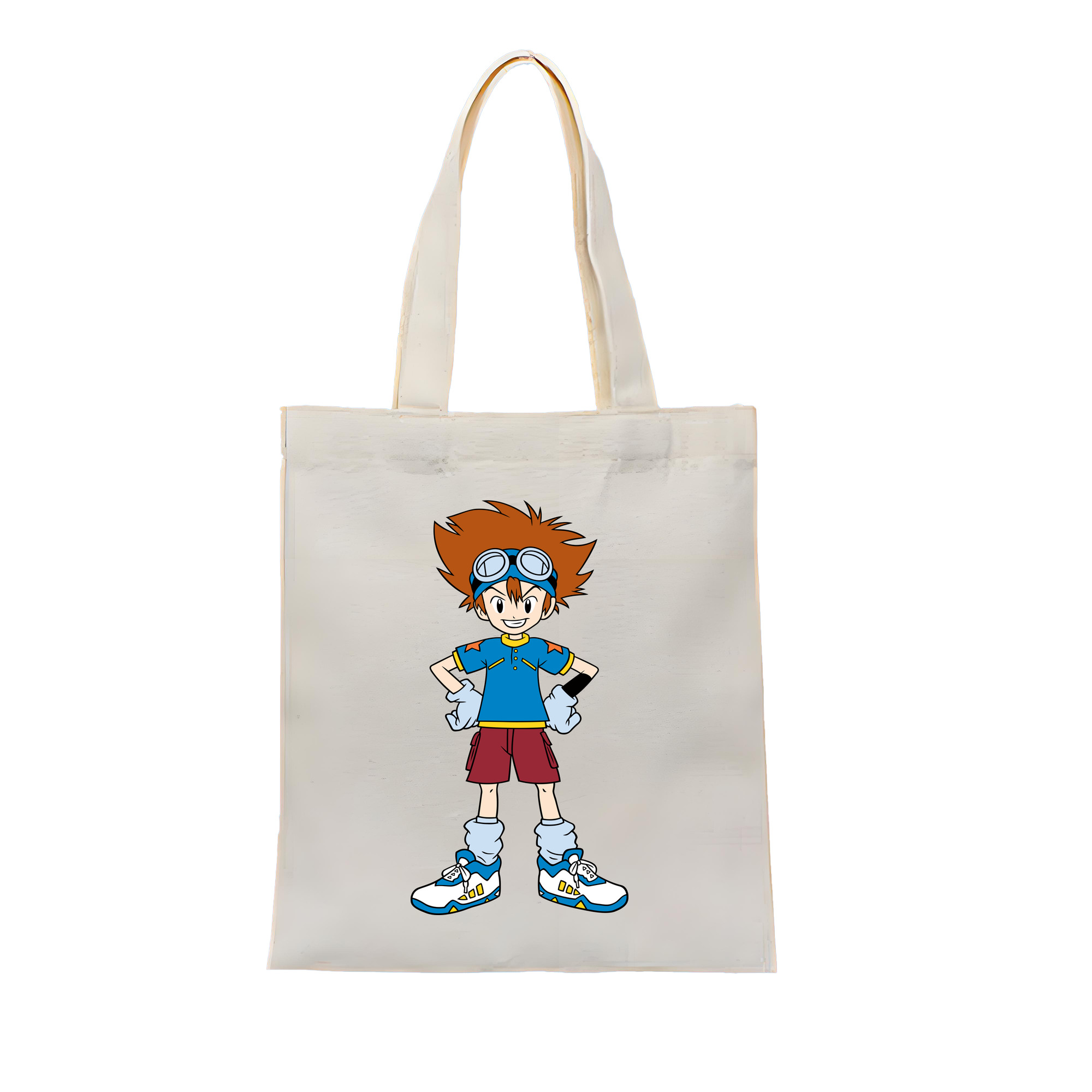 （画像用） Digimon デジタルモンスター/デジモン 縦型キャンバス生地手提げバッグ　トートバッグ