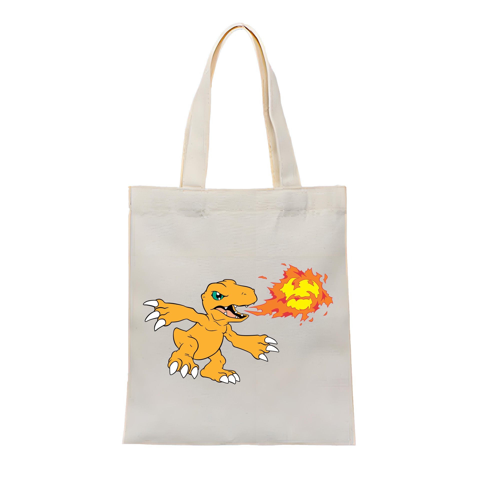 （画像用） Digimon デジタルモンスター/デジモン 縦型キャンバス生地手提げバッグ　トートバッグ