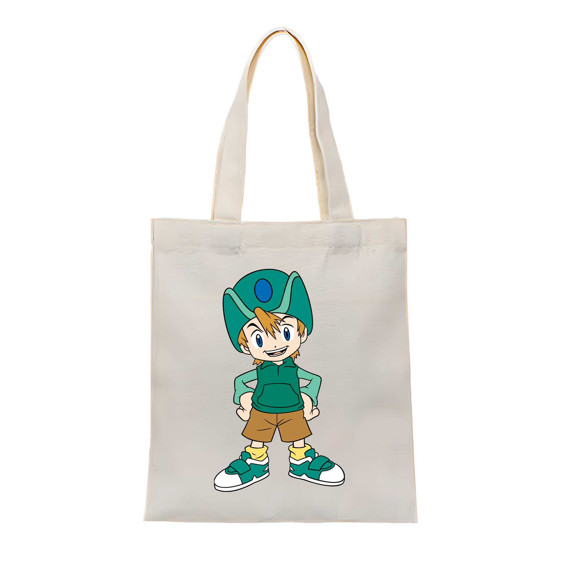 （画像用） Digimon デジタルモンスター/デジモン 縦型キャンバス生地手提げバッグ　トートバッグ