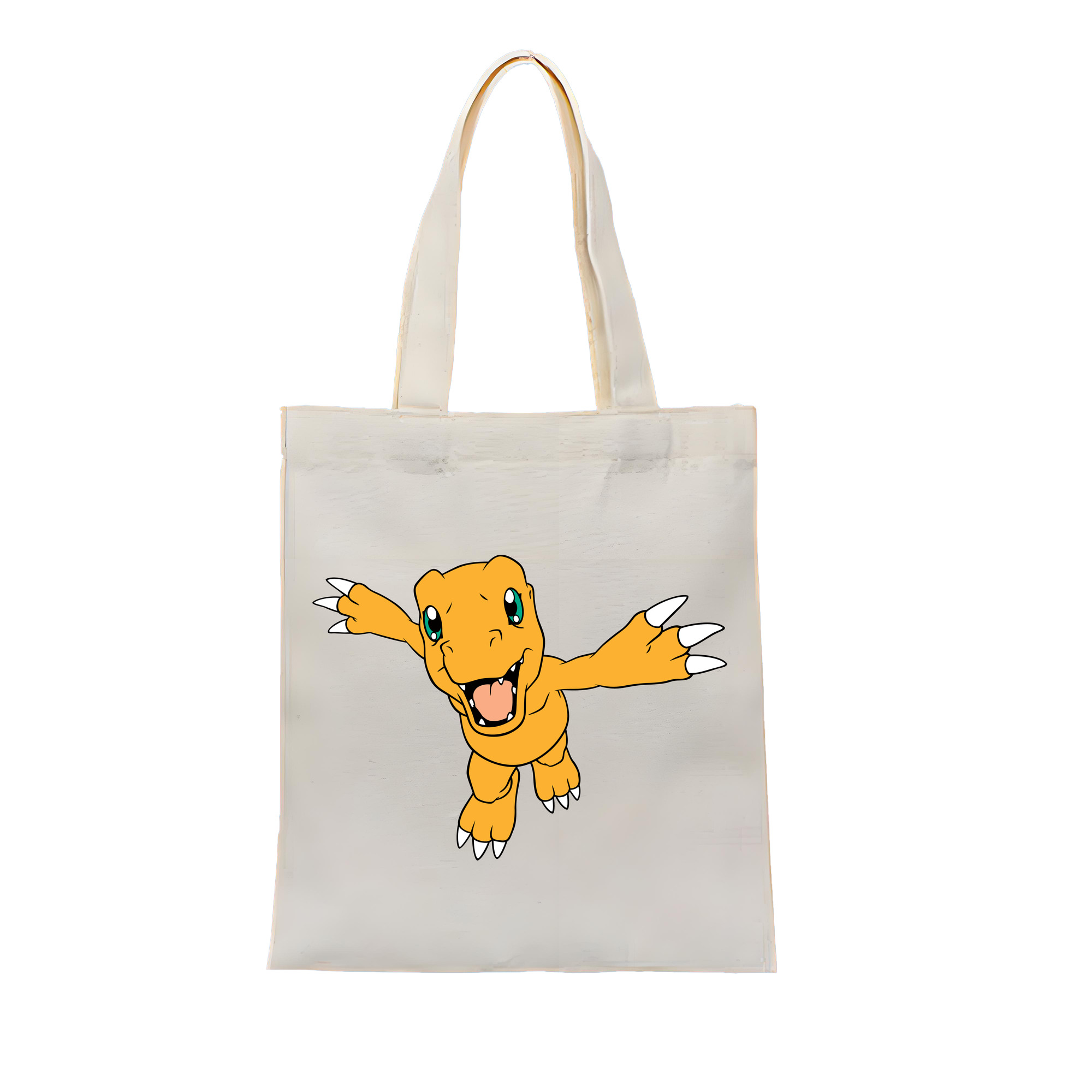 （画像用） Digimon デジタルモンスター/デジモン 縦型キャンバス生地手提げバッグ　トートバッグ