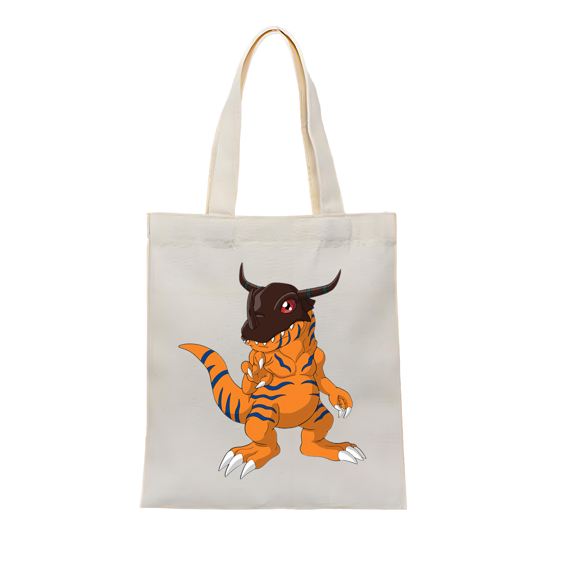 （画像用） Digimon デジタルモンスター/デジモン 縦型キャンバス生地手提げバッグ　トートバッグ