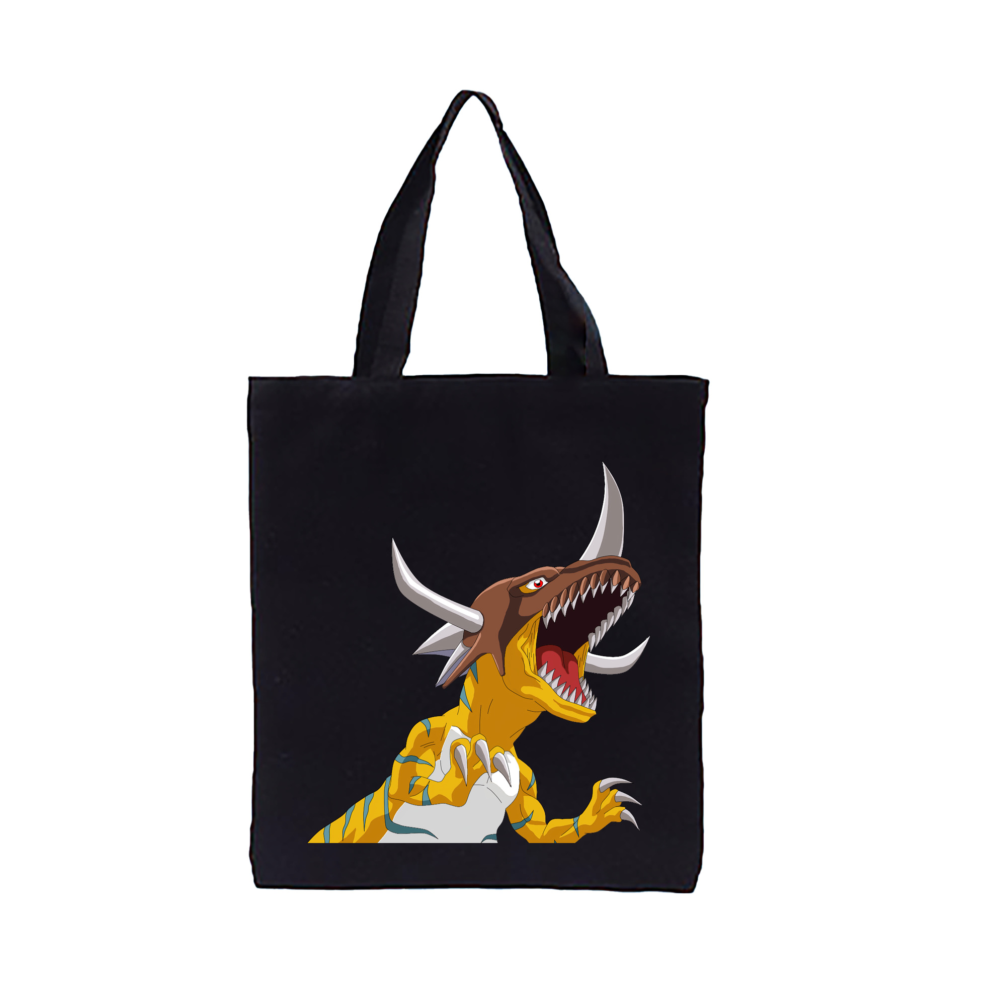（画像用） Digimon デジタルモンスター/デジモン 縦型キャンバス生地手提げバッグ　トートバッグ