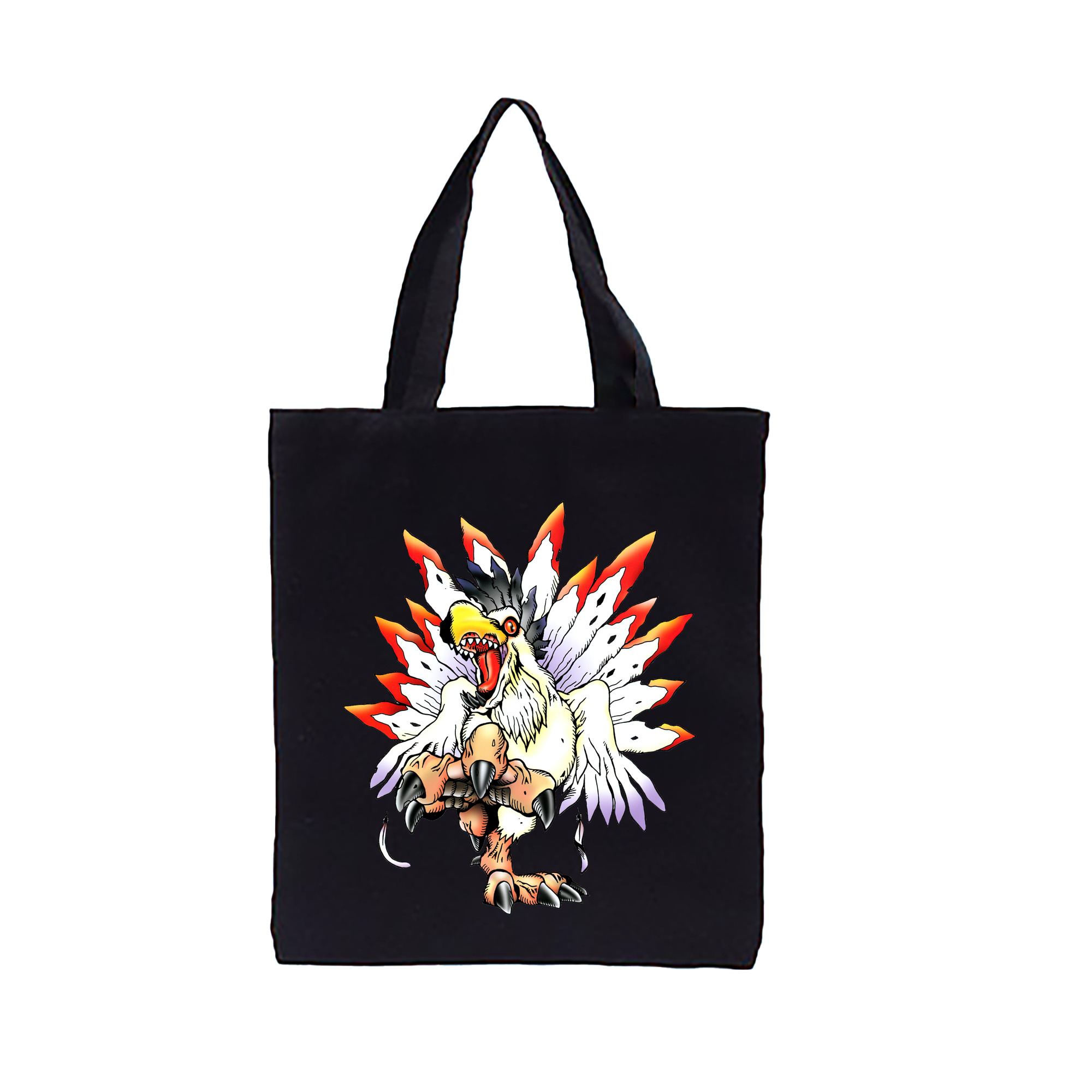 （画像用） Digimon デジタルモンスター/デジモン 縦型キャンバス生地手提げバッグ　トートバッグ