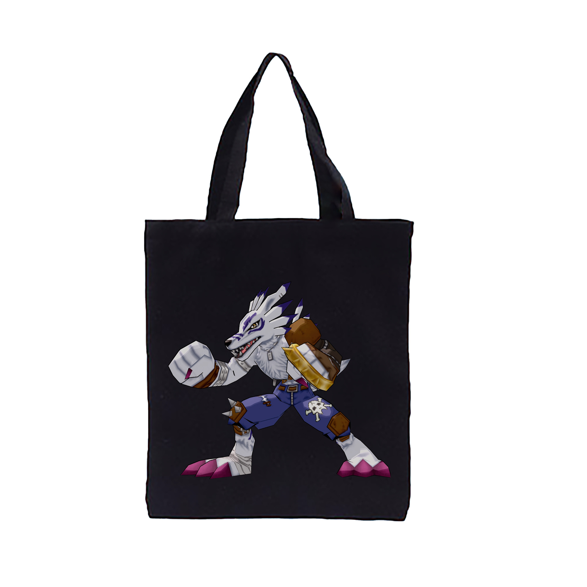 （画像用） Digimon デジタルモンスター/デジモン 縦型キャンバス生地手提げバッグ　トートバッグ